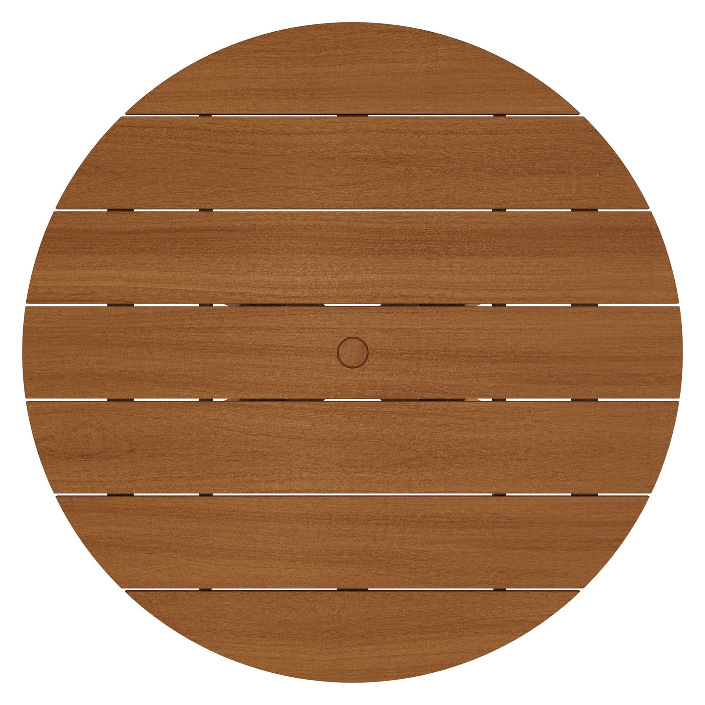 Lane 47 Inch Round Outdoor Patio Teak Wood Dining Table by Modway