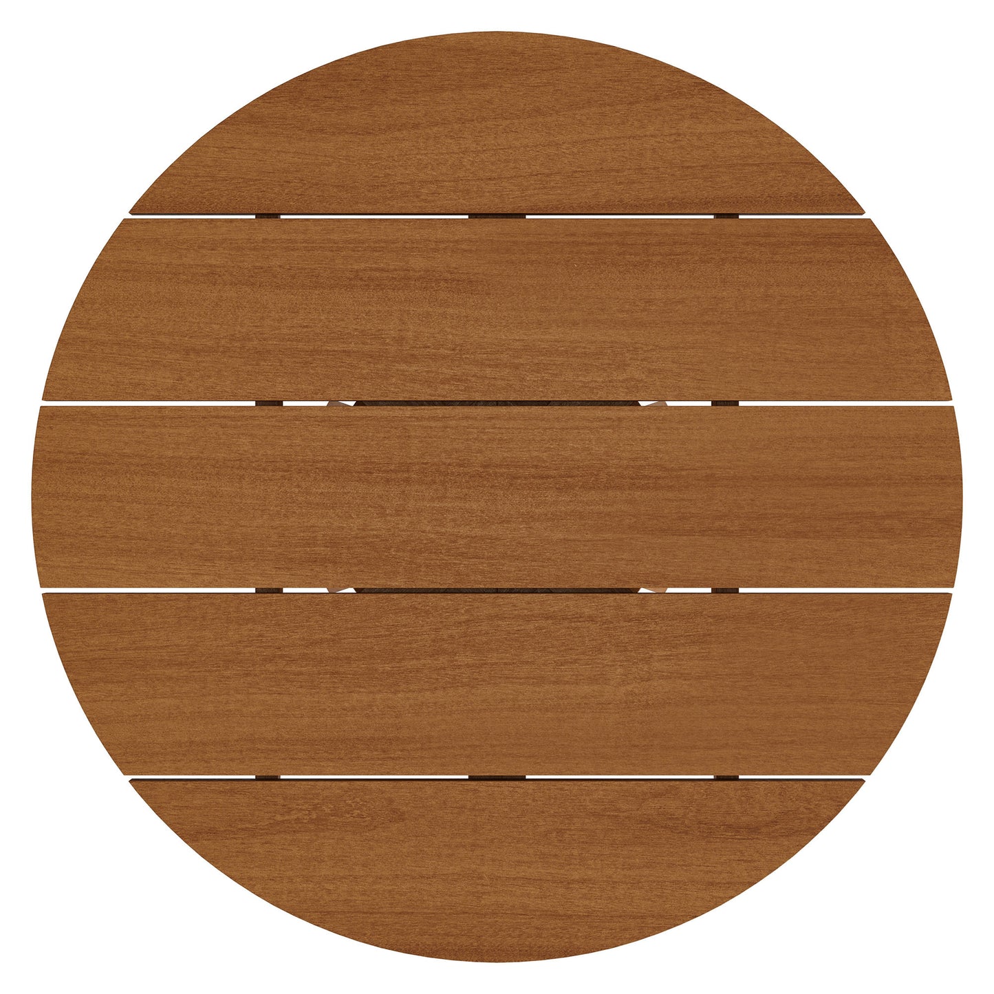 Lane 31 Inch Round Outdoor Patio Teak Wood Bar Table by Modway