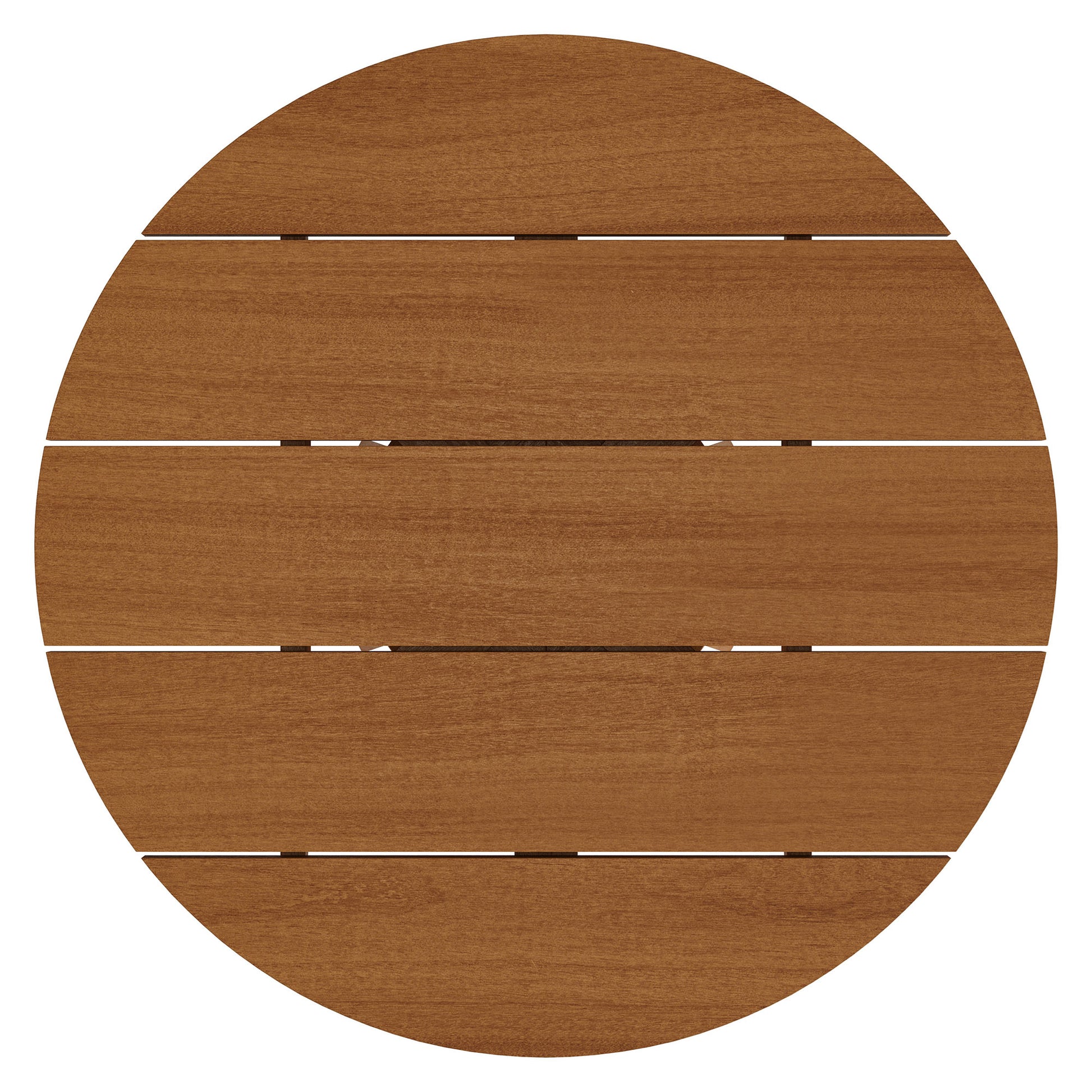 Lane 31 Inch Round Outdoor Patio Teak Wood Bar Table by Modway