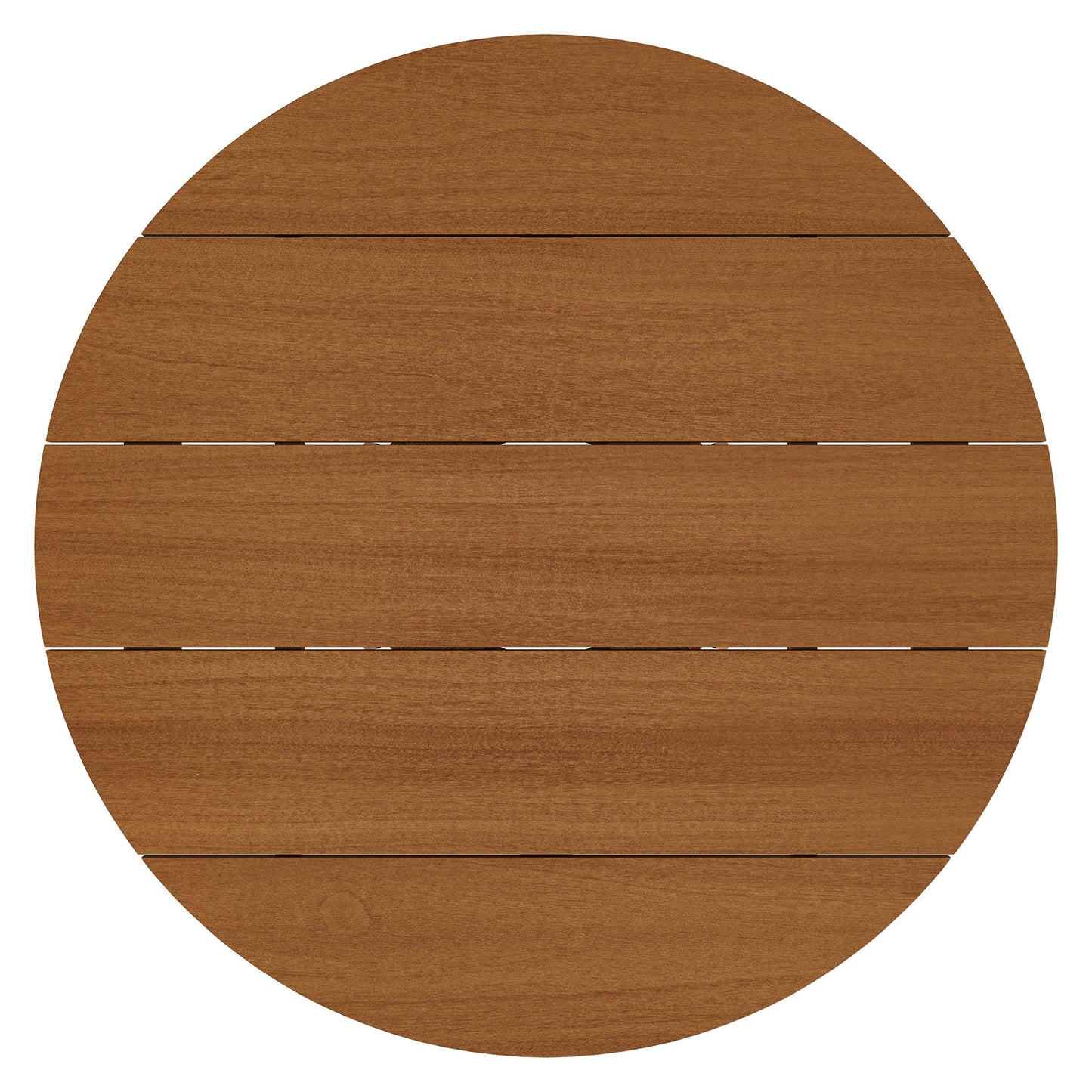 Lane 35 Inch Round Outdoor Patio Teak Wood Bar Table by Modway