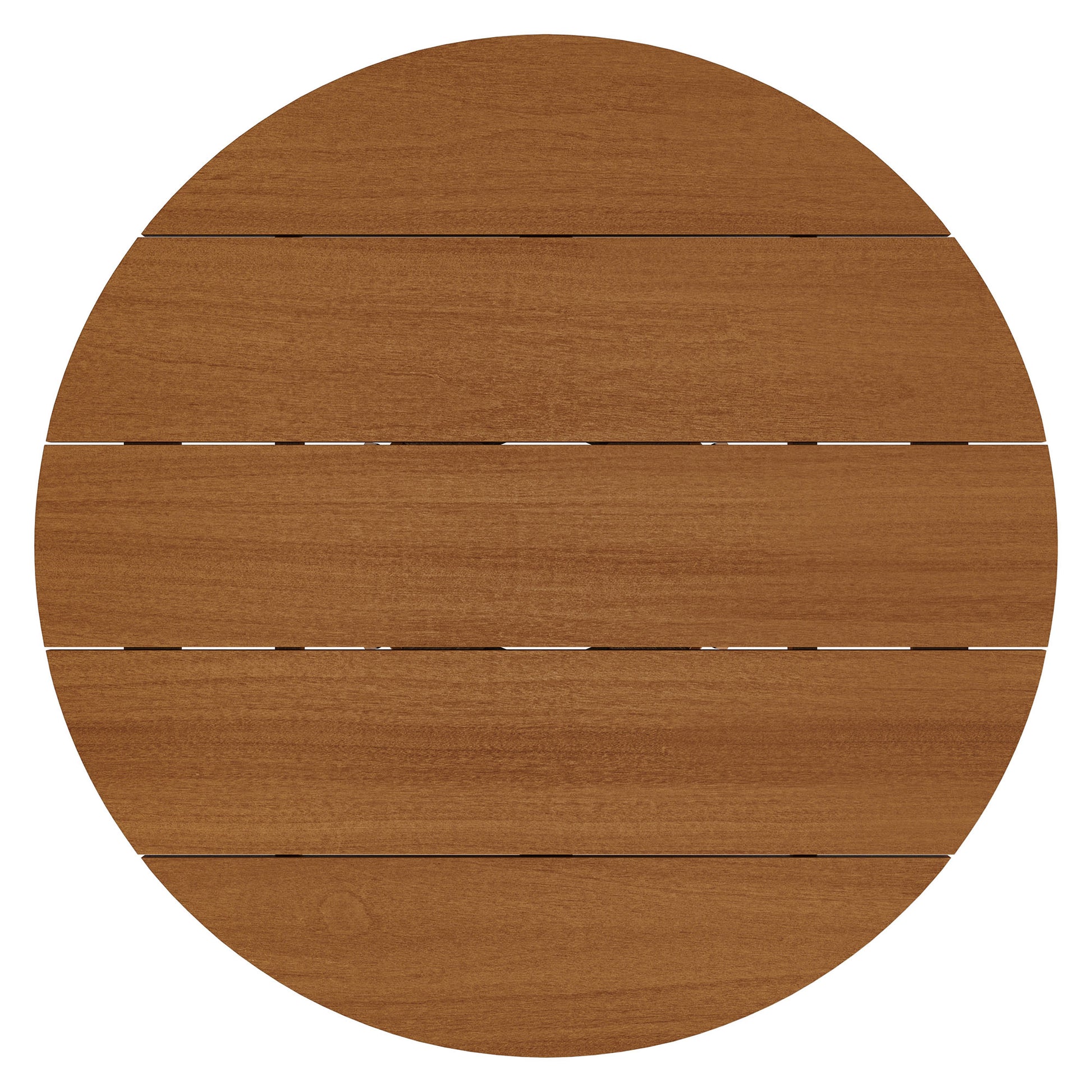 Lane 35 Inch Round Outdoor Patio Teak Wood Bar Table by Modway