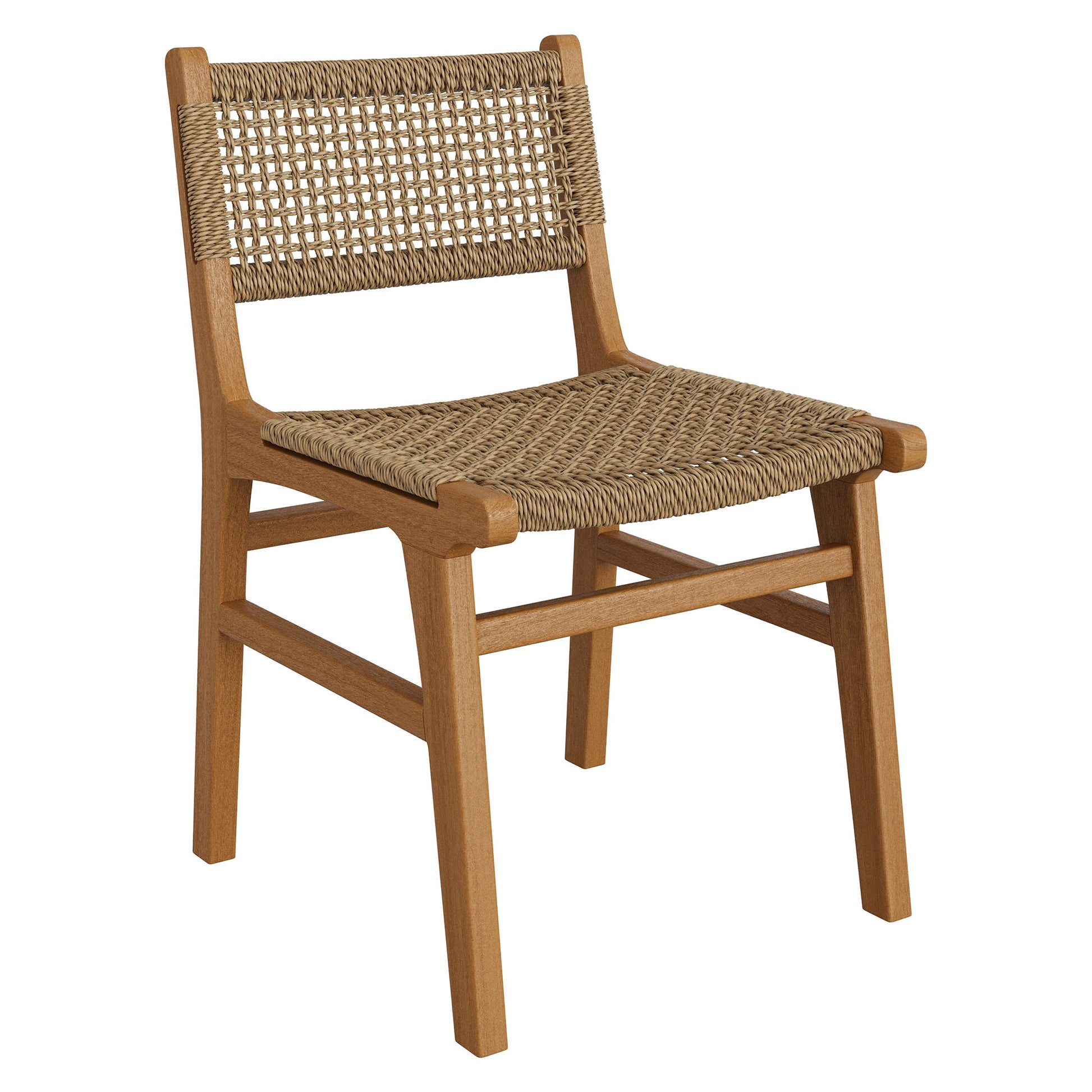 Rowe Outdoor Patio Teak Wood Dining Chair by Modway