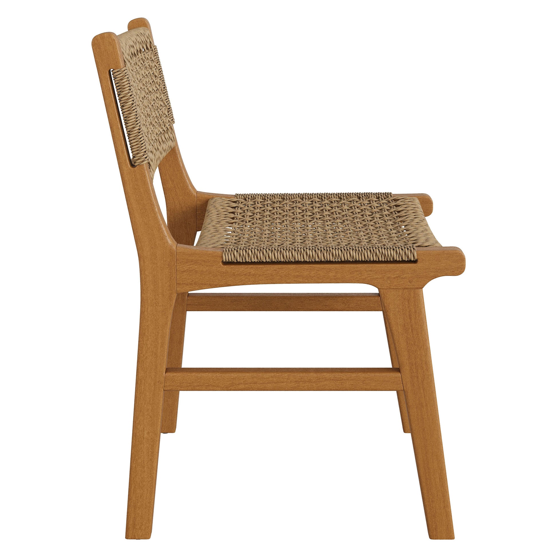 Rowe Outdoor Patio Teak Wood Dining Chair by Modway