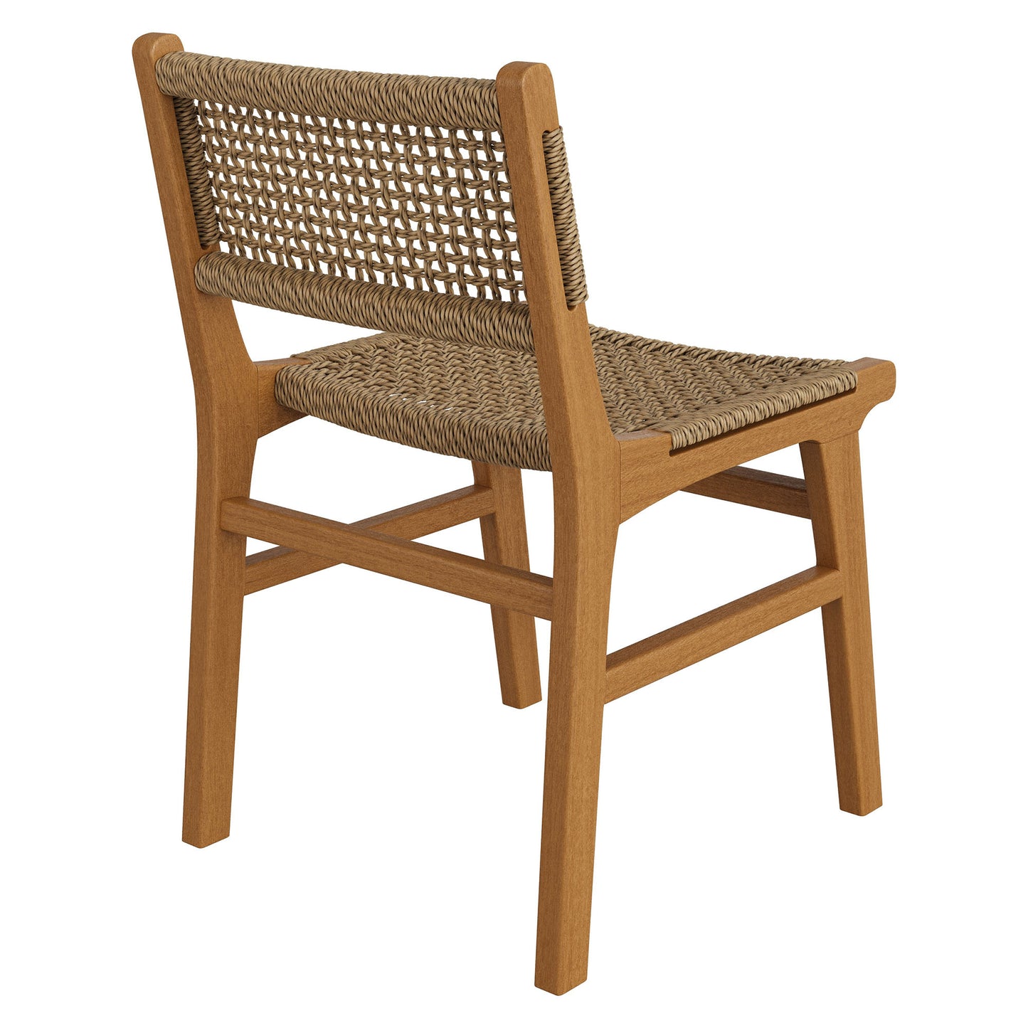 Rowe Outdoor Patio Teak Wood Dining Chair by Modway