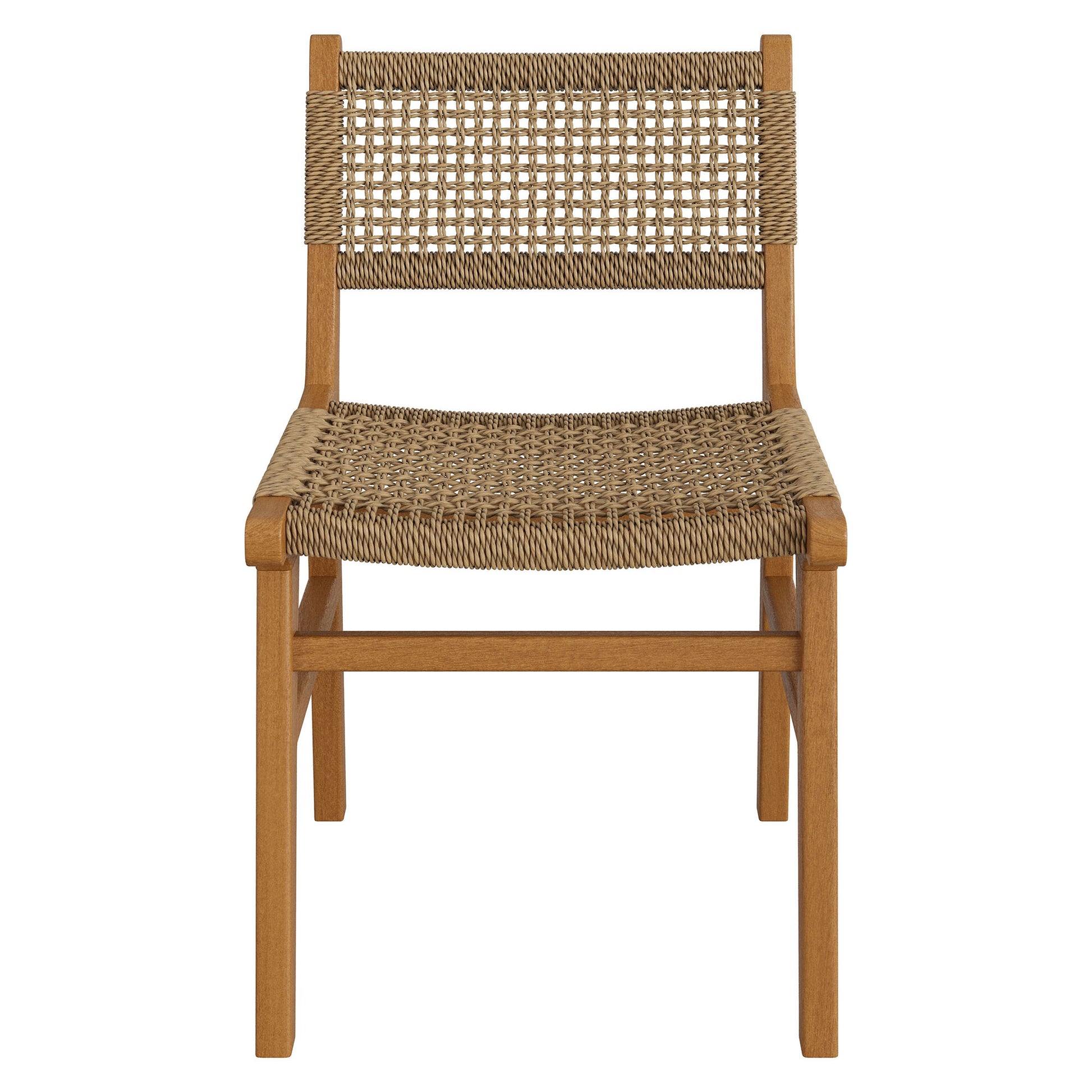 Rowe Outdoor Patio Teak Wood Dining Chair by Modway