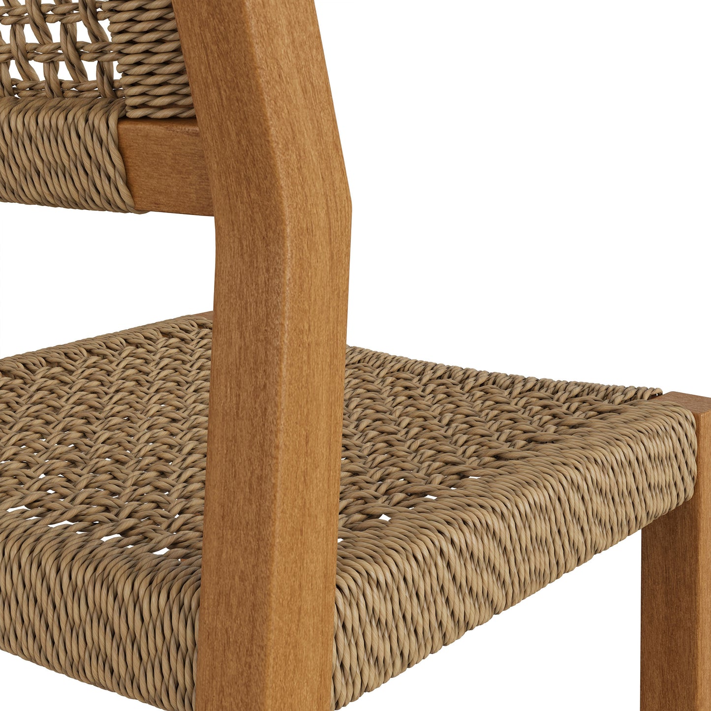 Reed 40 Inch Outdoor Patio Outdoor Teak Wood Counter Stool by Modway