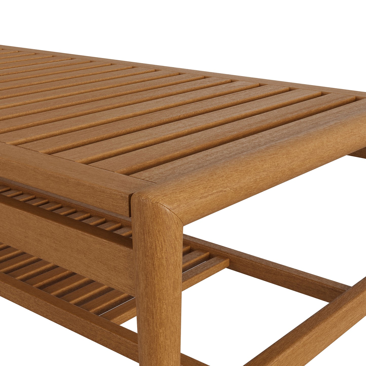 Hayden 46 Inch Outdoor Patio Teak Wood Coffee Table by Modway