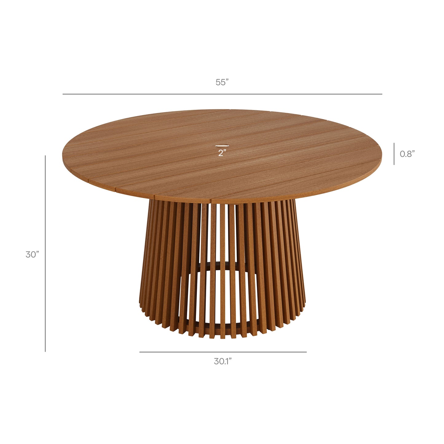 Rowe 7-Piece Outdoor Patio Teak Wood Dining Set by Modway