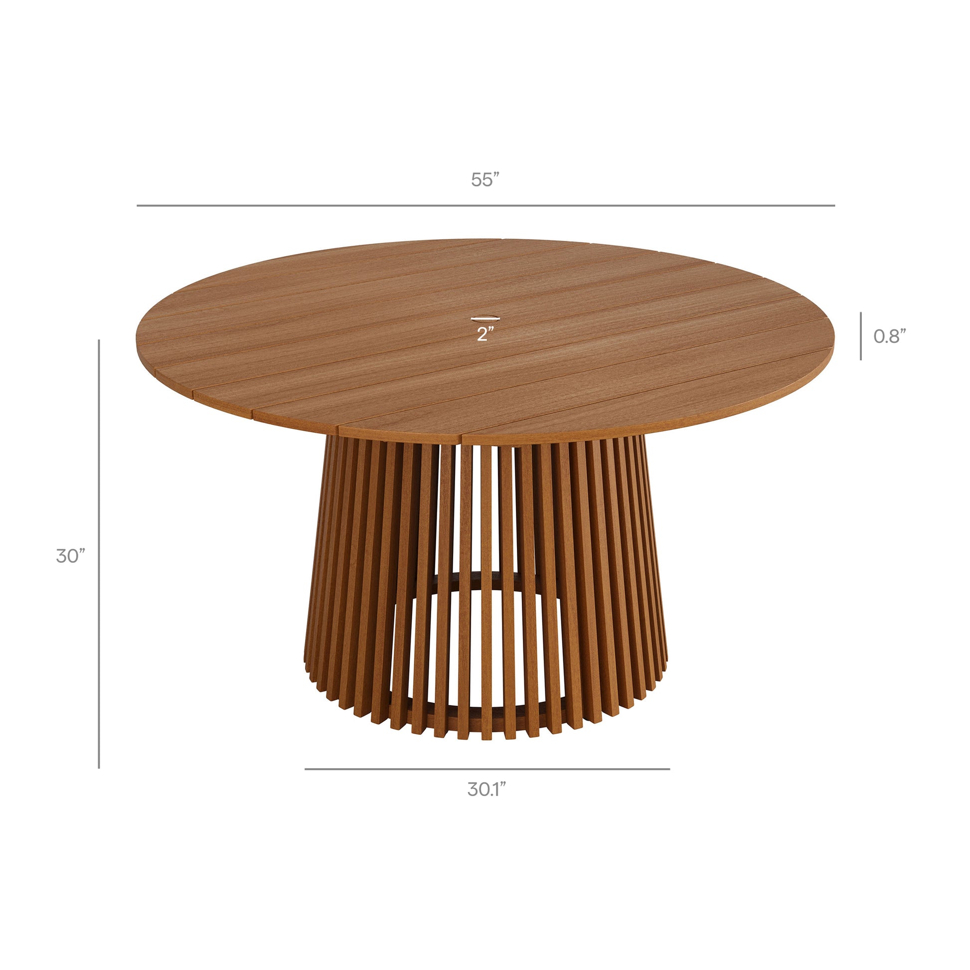 Rowe 7-Piece Outdoor Patio Teak Wood Dining Set by Modway