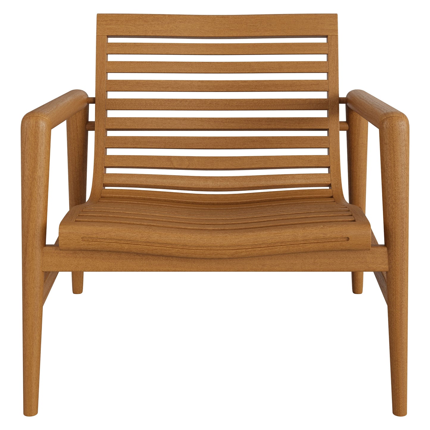Hayden Outdoor Patio Teak Wood Armchairs Set of 2 by Modway