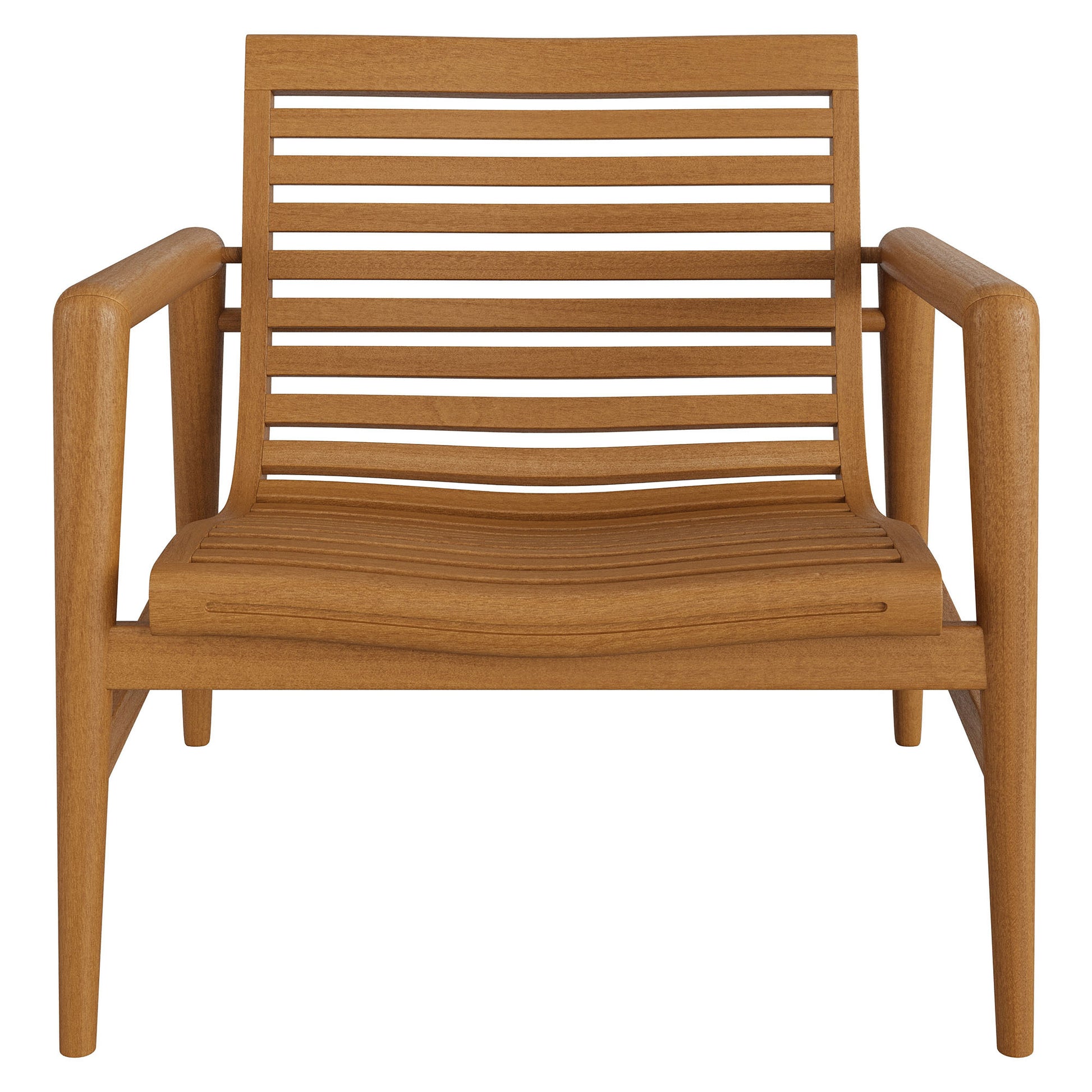 Hayden Outdoor Patio Teak Wood Armchairs Set of 2 by Modway