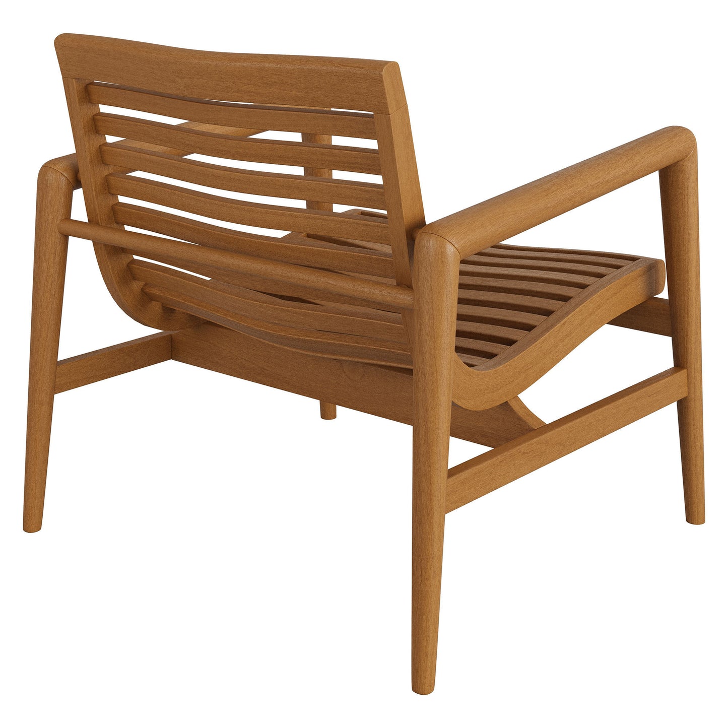 Hayden Outdoor Patio Teak Wood Armchairs Set of 2 by Modway
