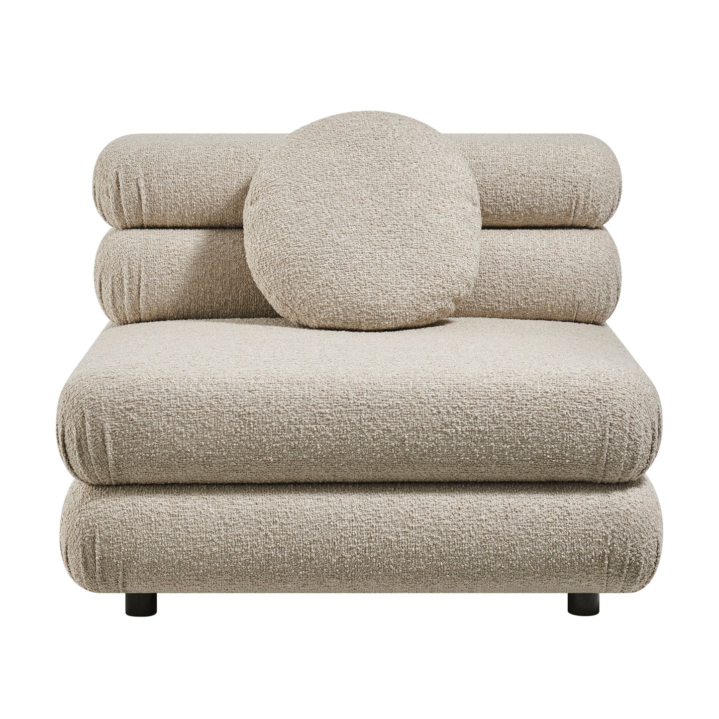 Jubilee Upholstered Modular Armless Chair by Modway