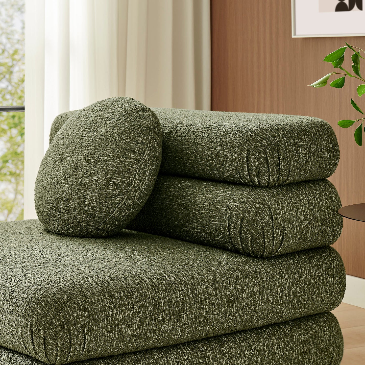 Jubilee Upholstered Modular Armless Chair by Modway