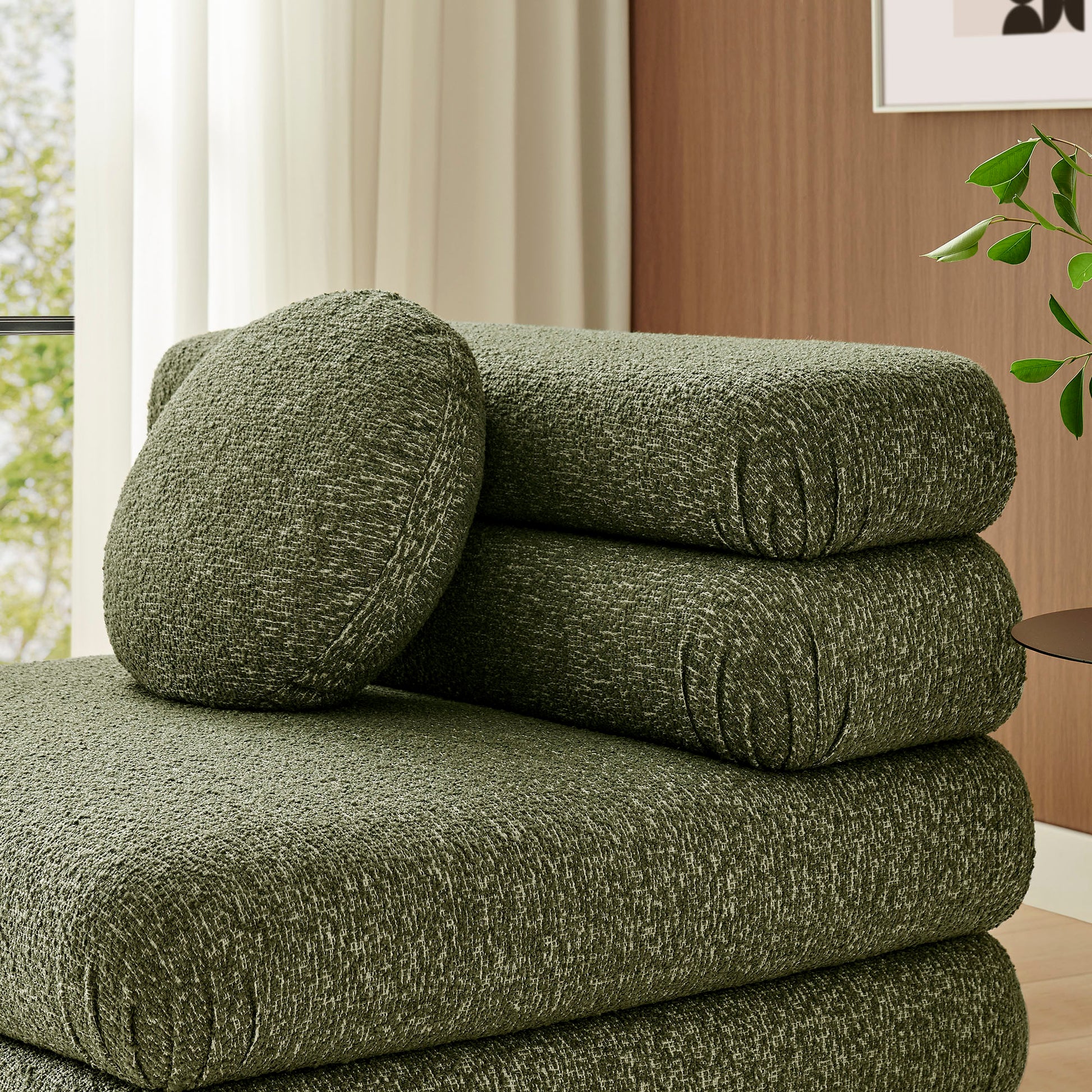 Jubilee Upholstered Modular Armless Chair by Modway