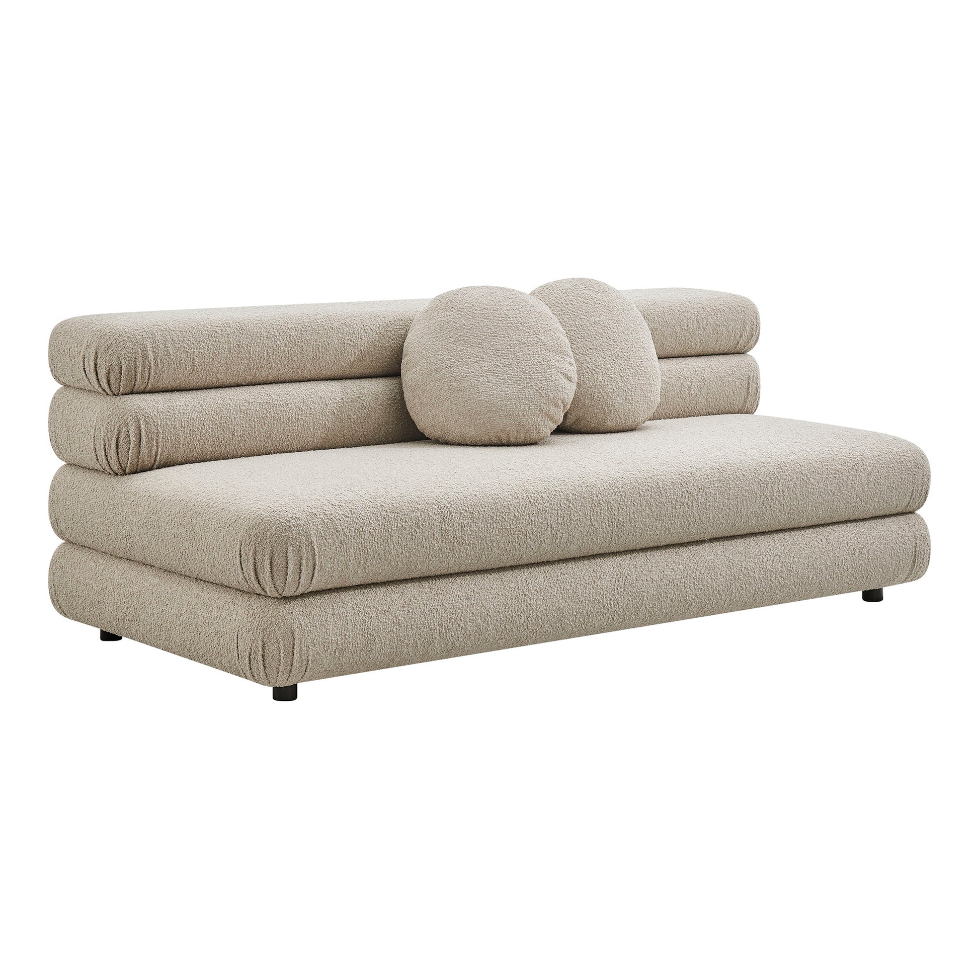 Jubilee Upholstered Modular Armless Loveseat by Modway