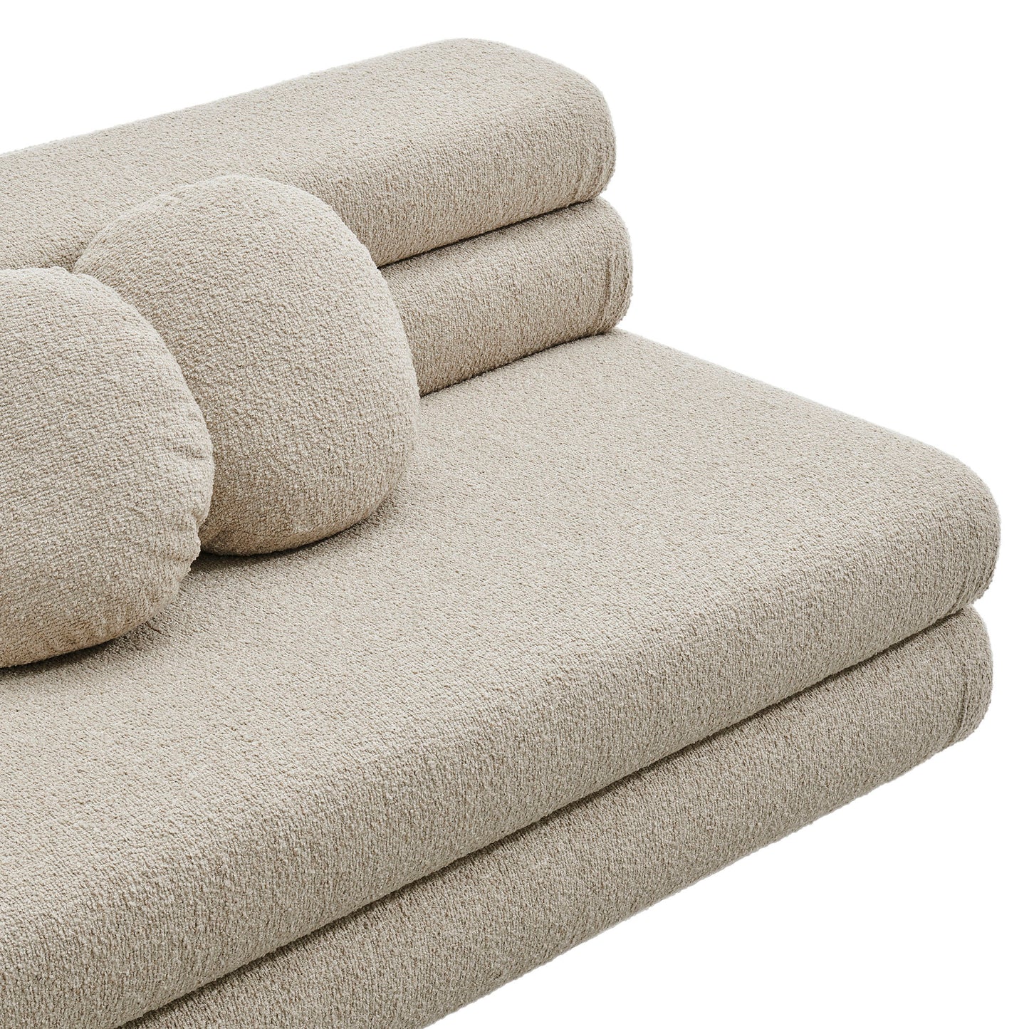 Jubilee Upholstered Modular Armless Loveseat by Modway
