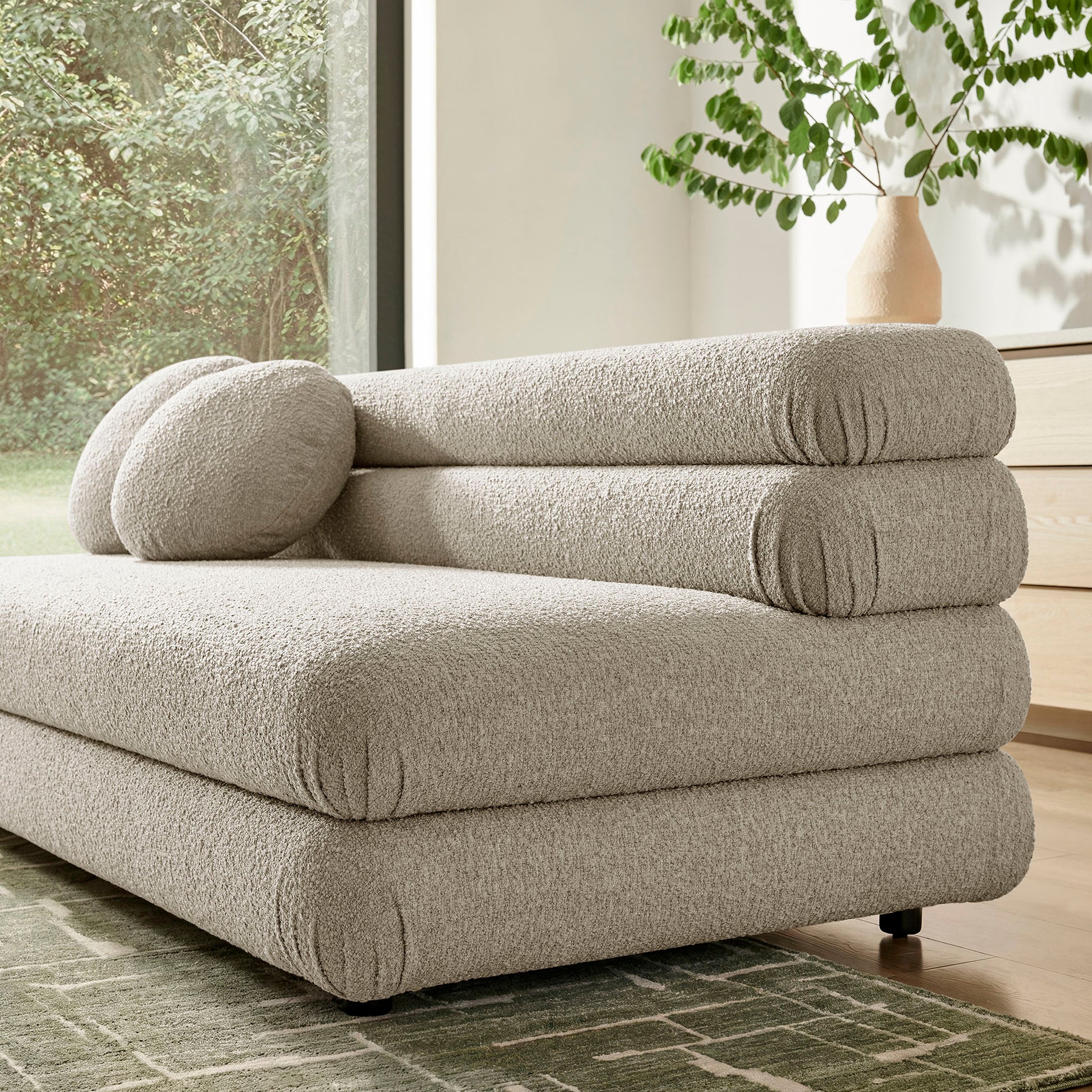 Jubilee Upholstered Modular Armless Loveseat by Modway