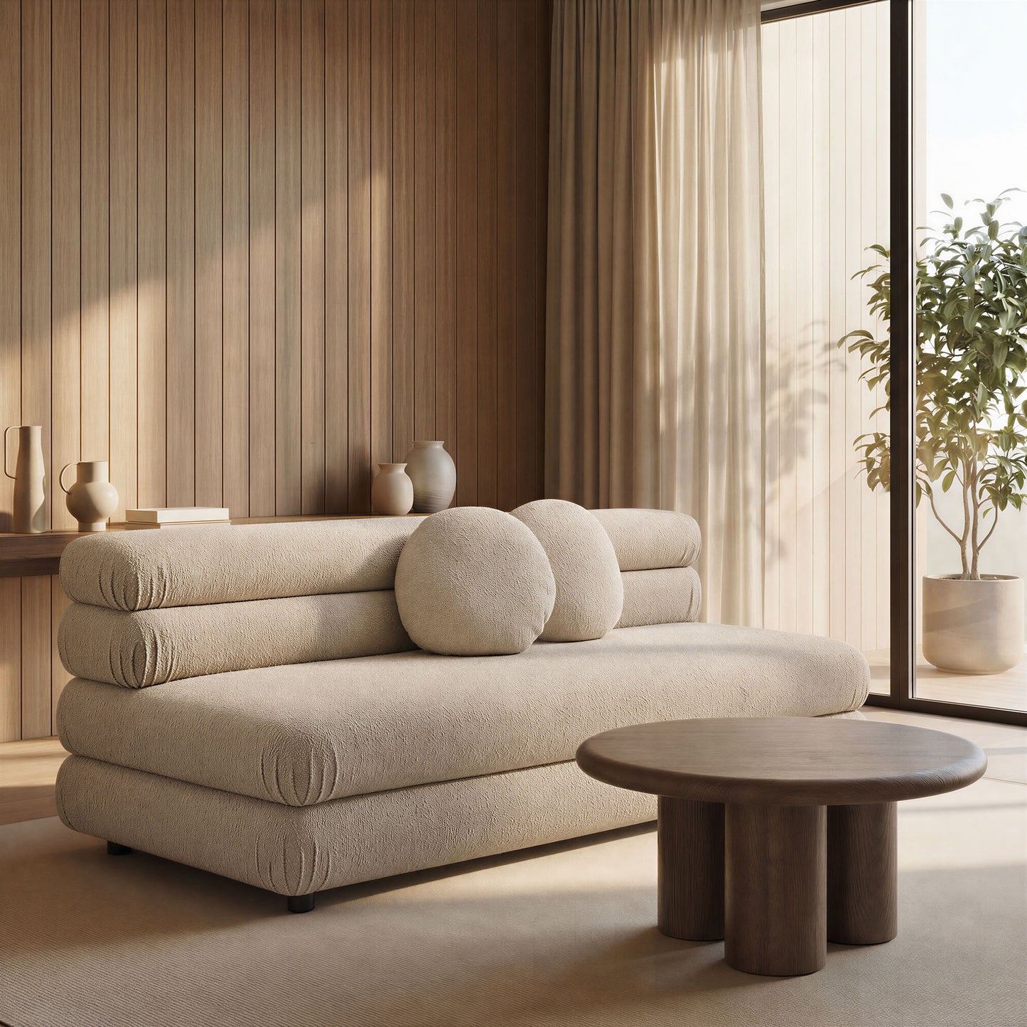 Jubilee Upholstered Modular Armless Loveseat by Modway