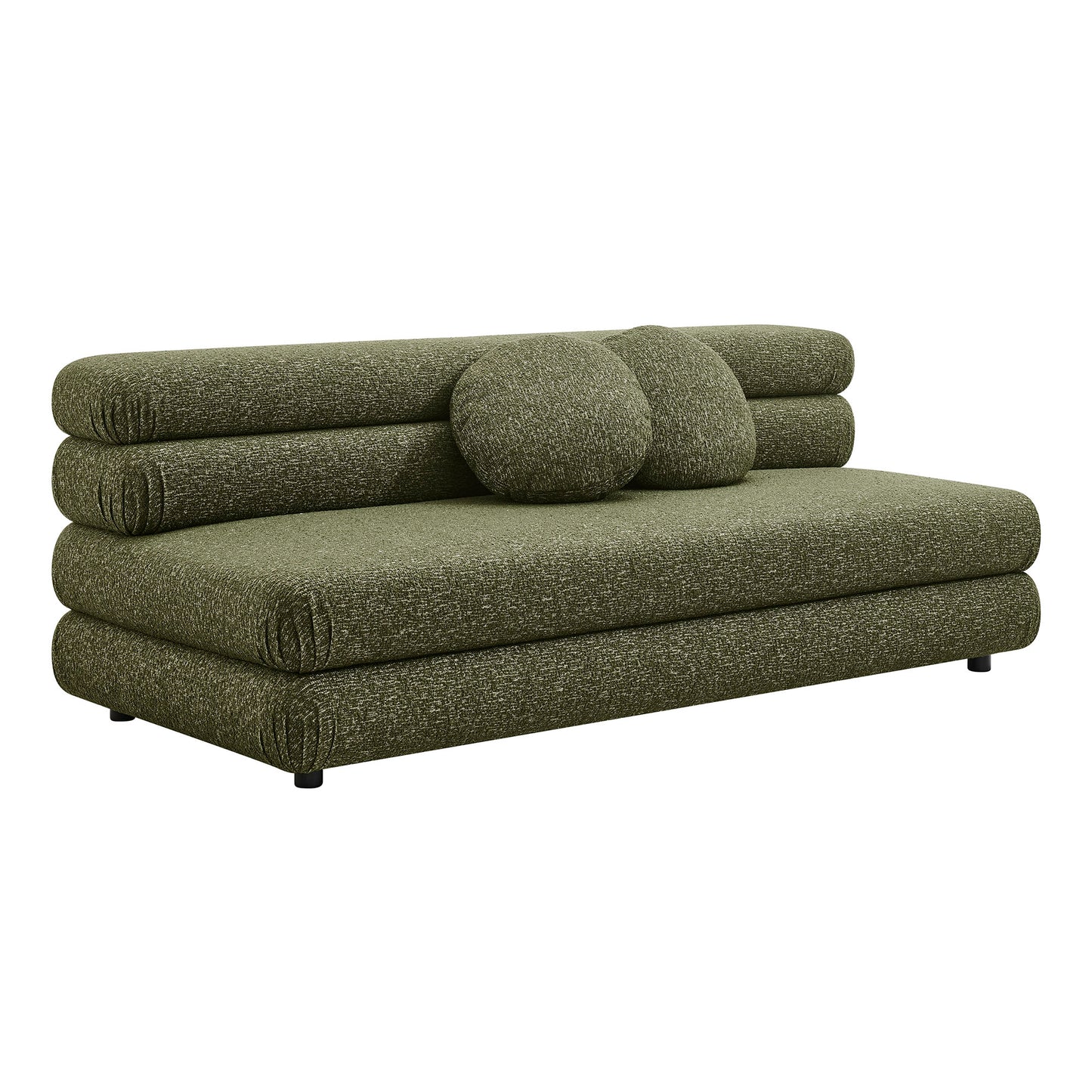 Jubilee Upholstered Modular Armless Loveseat by Modway