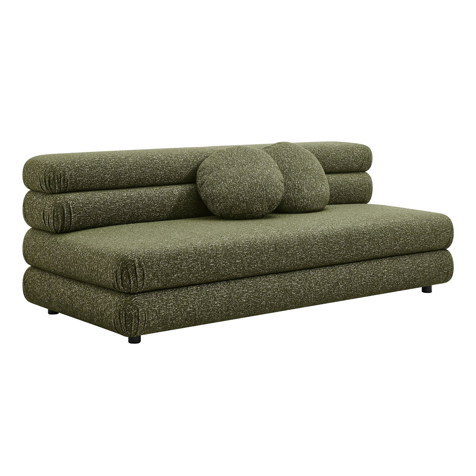 Jubilee Upholstered Modular Armless Loveseat by Modway