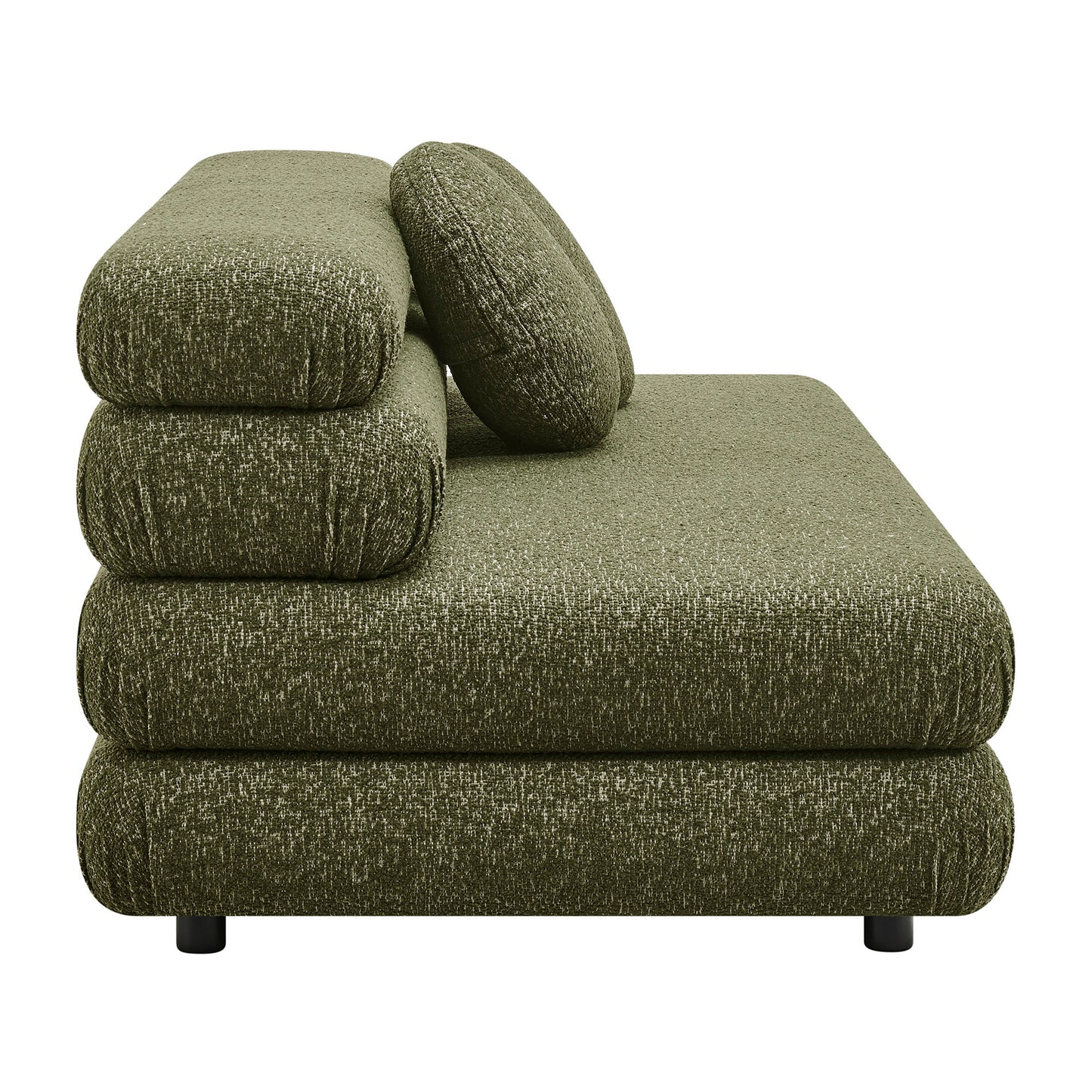 Jubilee Upholstered Modular Armless Loveseat by Modway