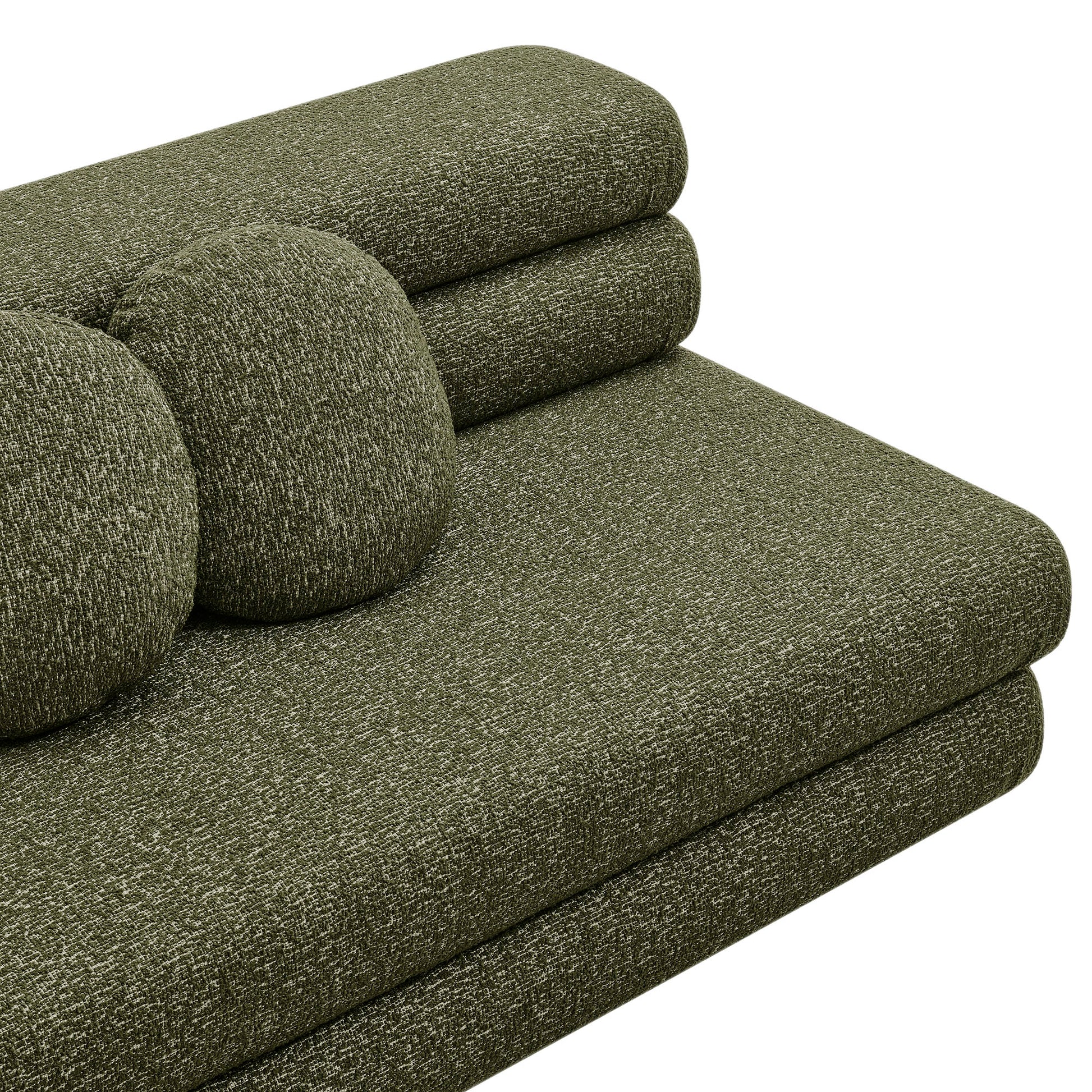 Jubilee Upholstered Modular Armless Loveseat by Modway