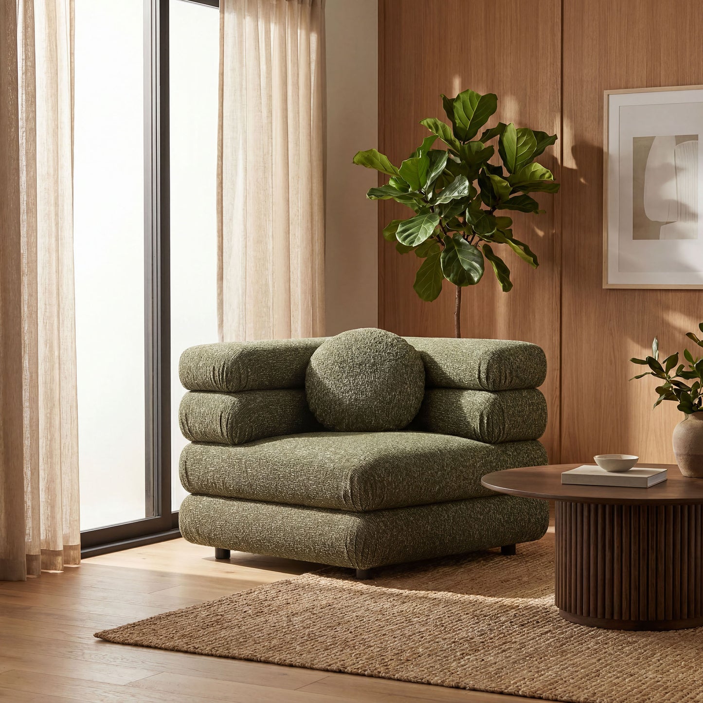 Jubilee Upholstered Modular Corner Chair by Modway