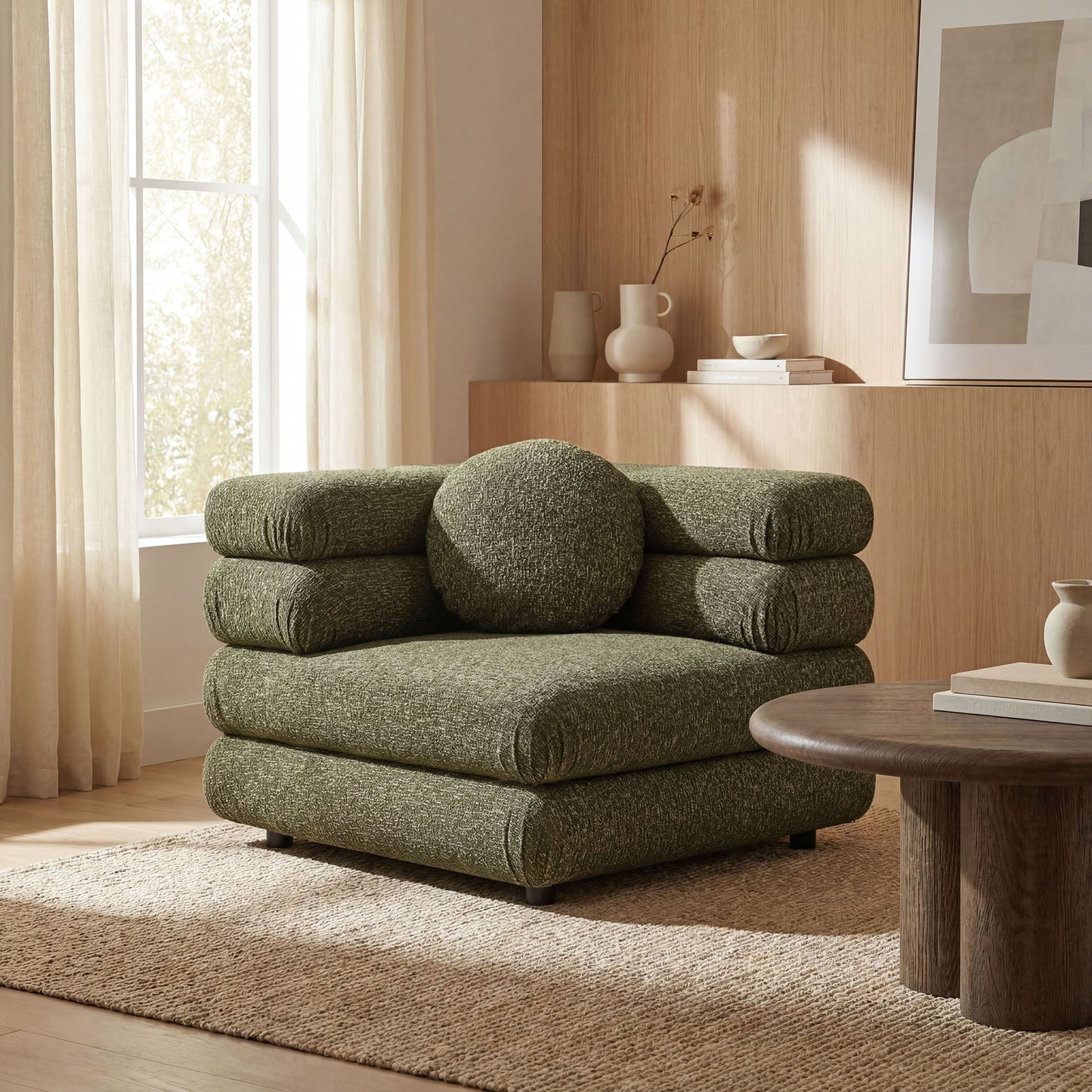 Jubilee Upholstered Modular Corner Chair by Modway