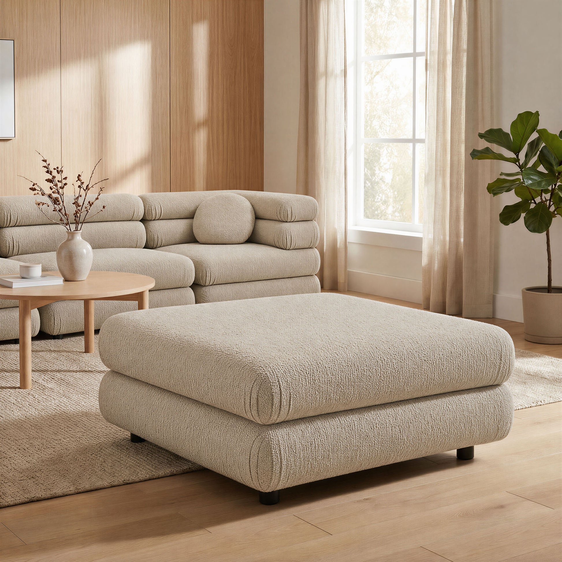 Jubilee Upholstered Ottoman by Modway