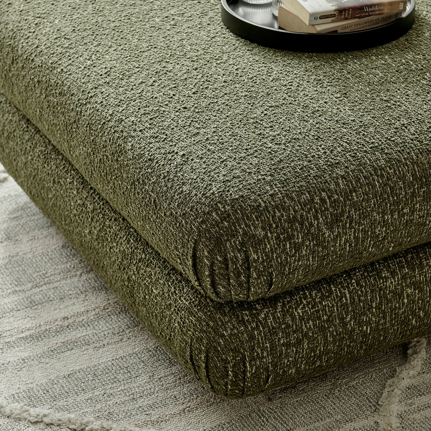 Jubilee Upholstered Ottoman by Modway