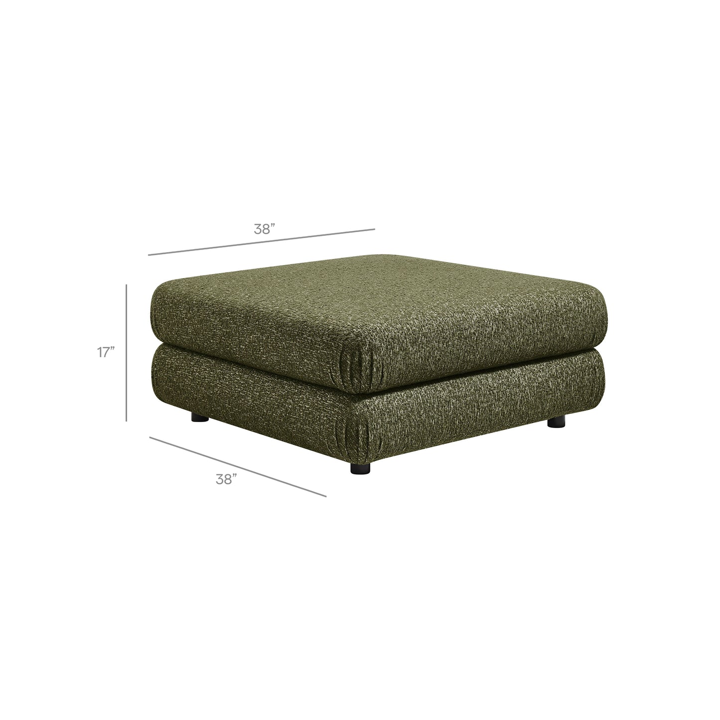 Jubilee Upholstered Ottoman by Modway