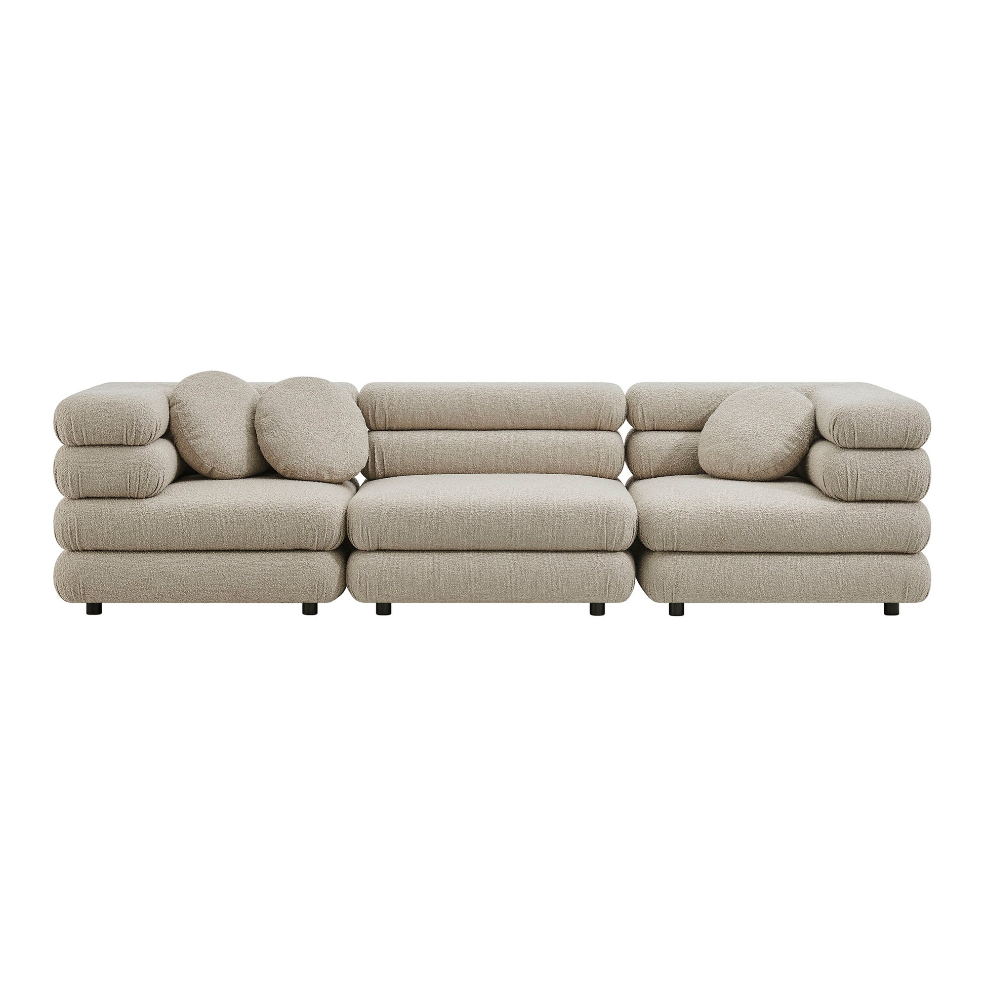 Jubilee 3-Piece Upholstered 3-Piece Modular Sofa Set by Modway