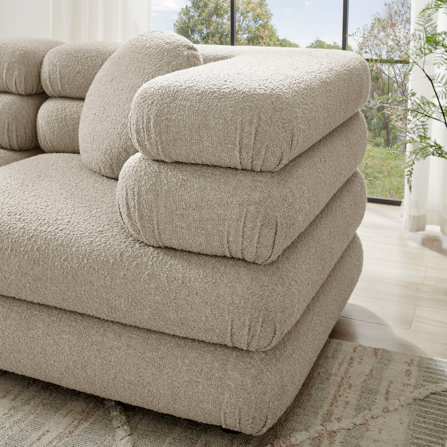 Jubilee 3-Piece Upholstered 3-Piece Modular Sofa Set by Modway