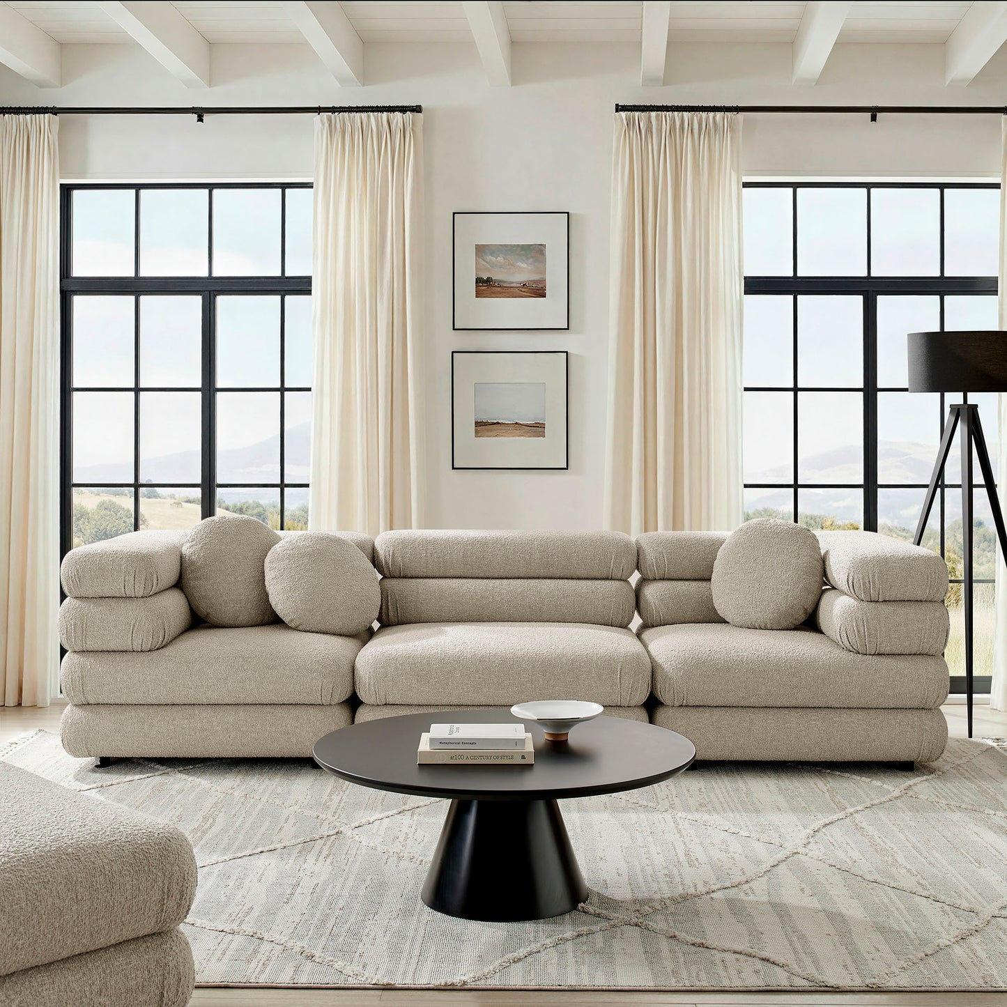 Jubilee 3-Piece Upholstered 3-Piece Modular Sofa Set by Modway