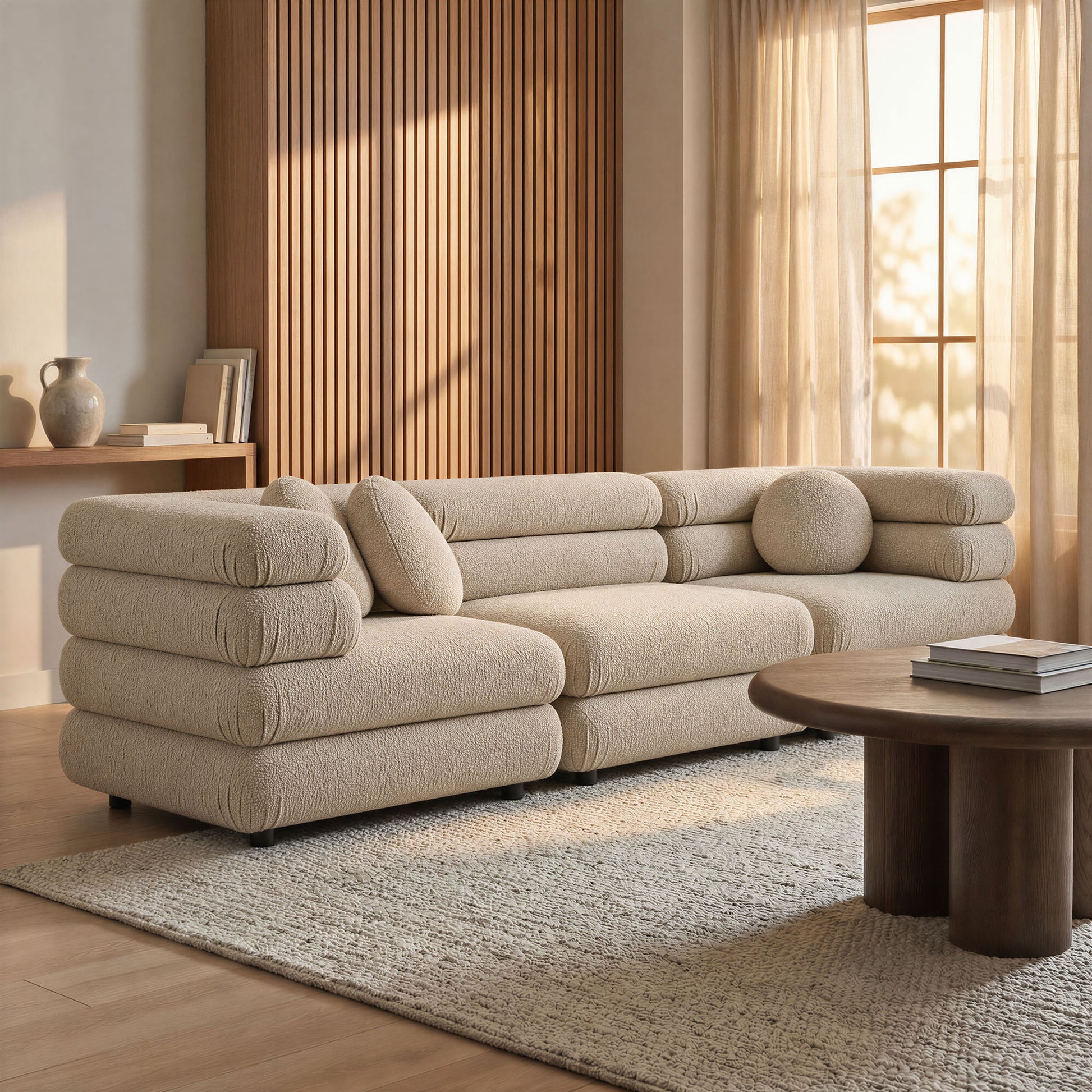 Jubilee 3-Piece Upholstered 3-Piece Modular Sofa Set by Modway