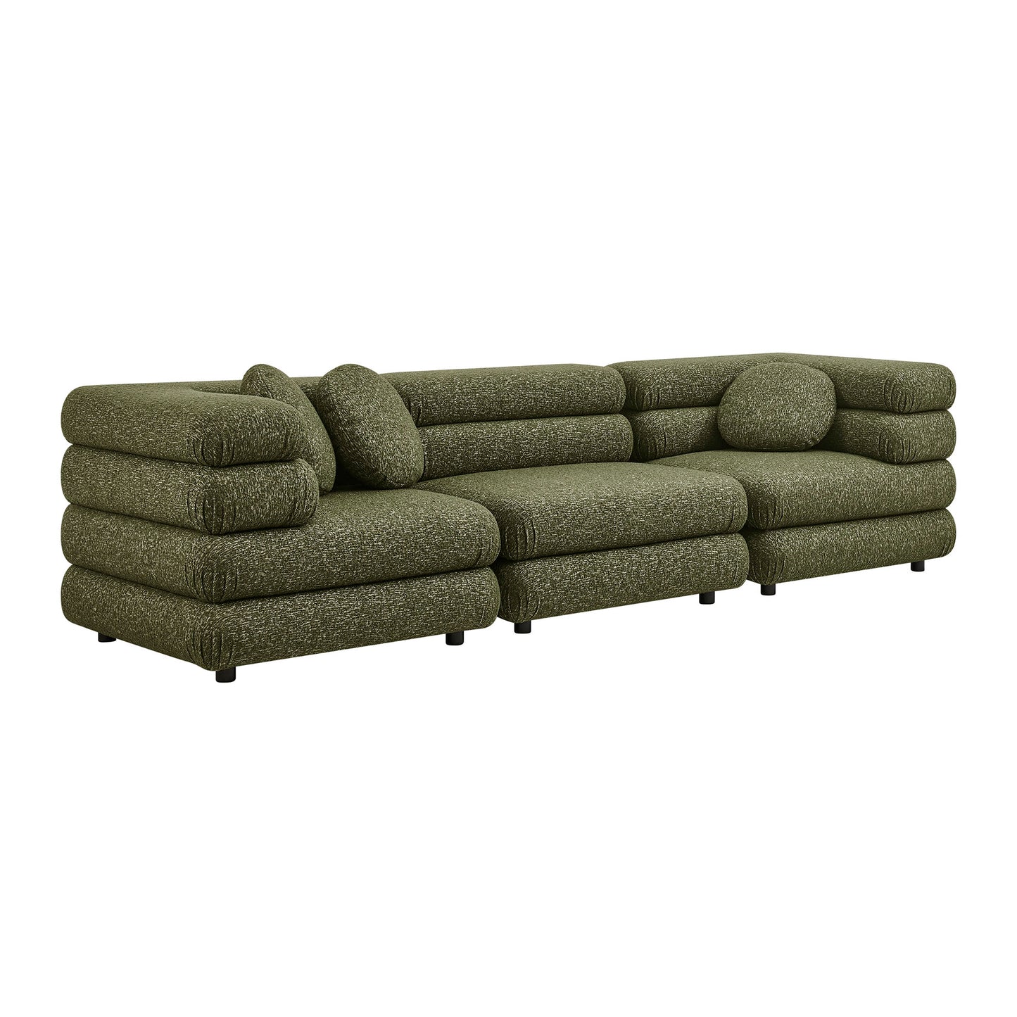 Jubilee 3-Piece Upholstered 3-Piece Modular Sofa Set by Modway