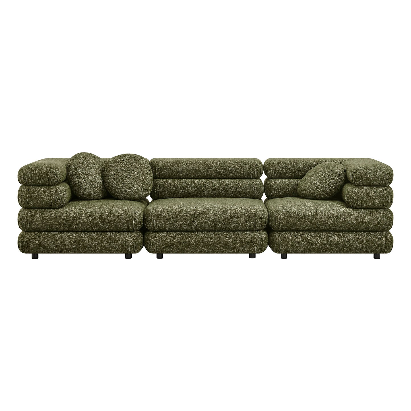 Jubilee 3-Piece Upholstered 3-Piece Modular Sofa Set by Modway