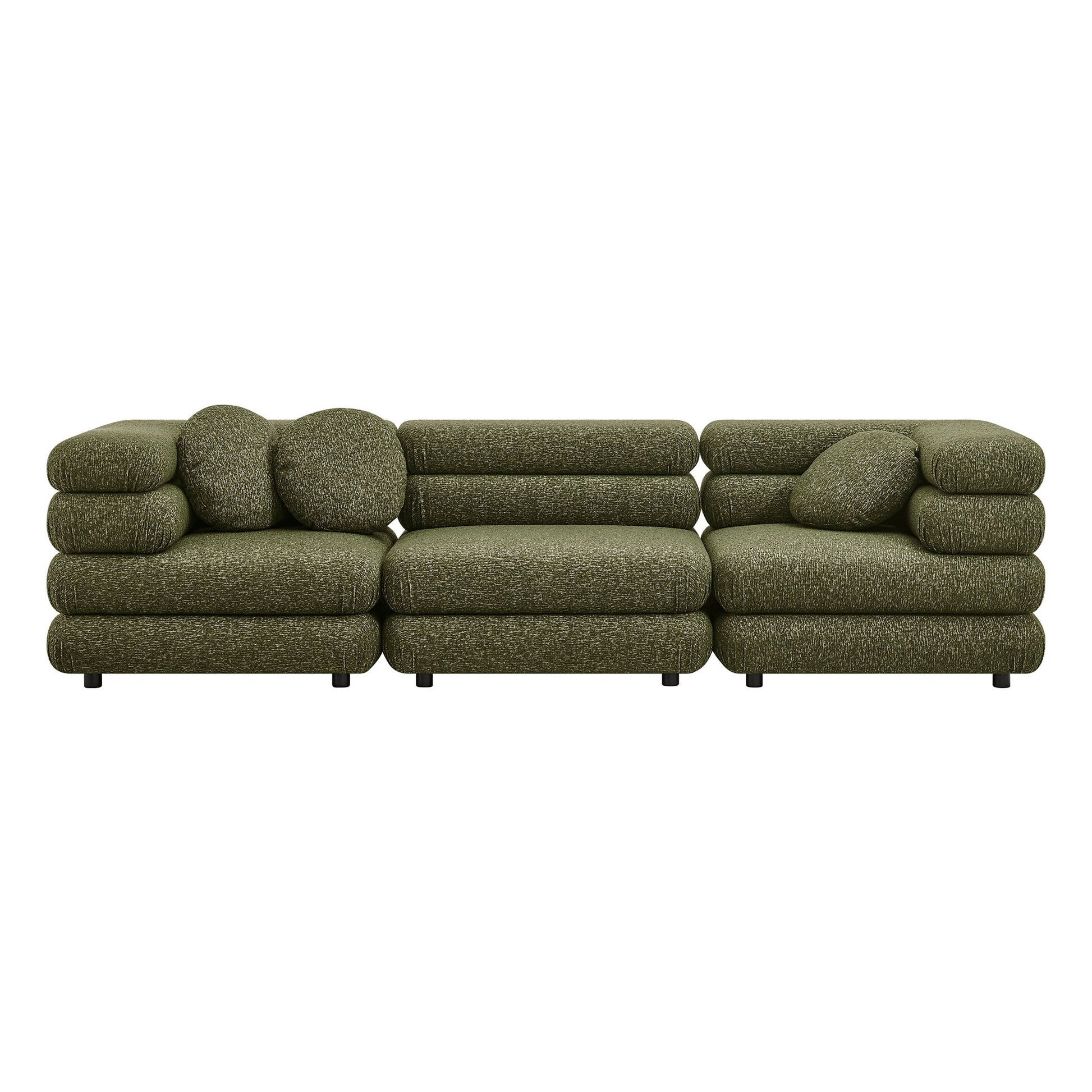 Jubilee 3-Piece Upholstered 3-Piece Modular Sofa Set by Modway