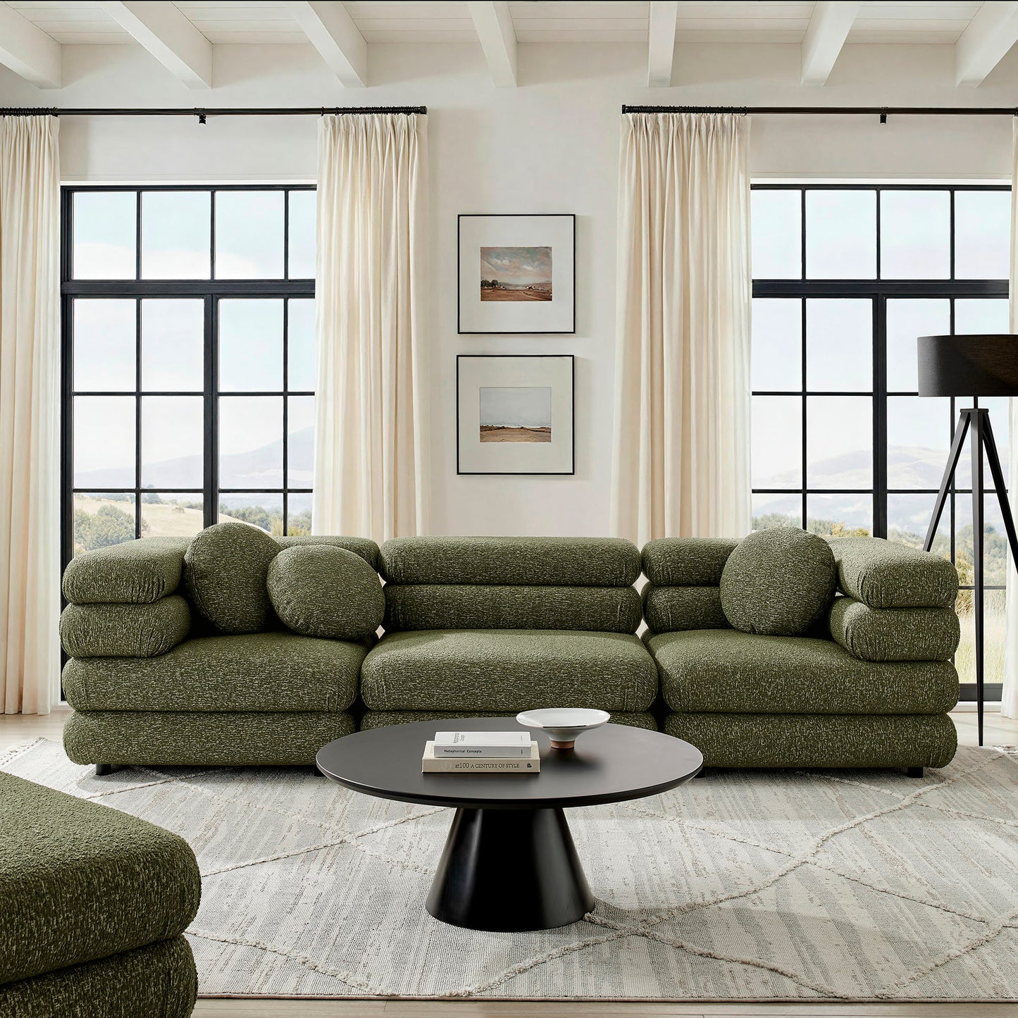 Jubilee 3-Piece Upholstered 3-Piece Modular Sofa Set by Modway