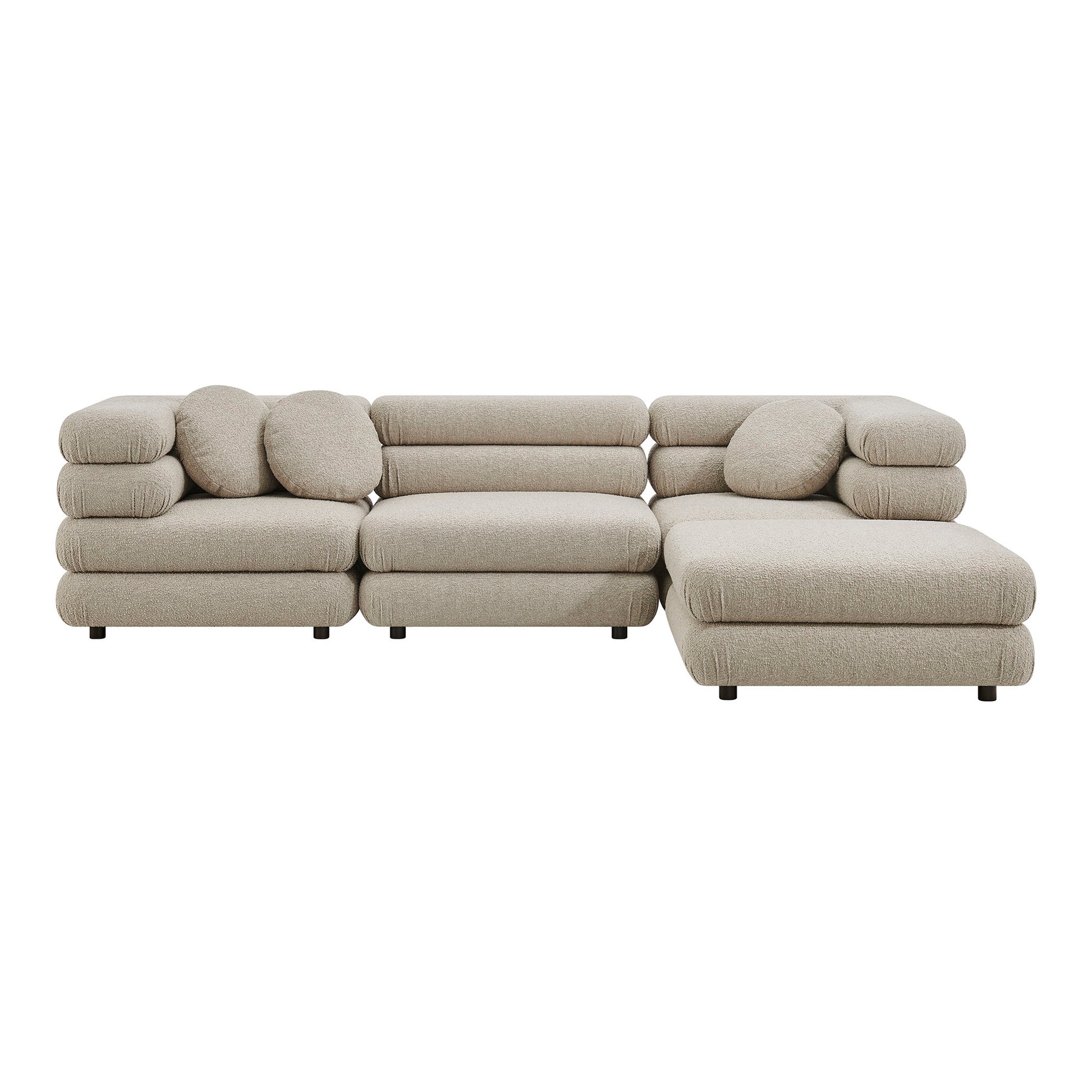 Jubilee 4-Piece Upholstered Modular Sofa Set by Modway