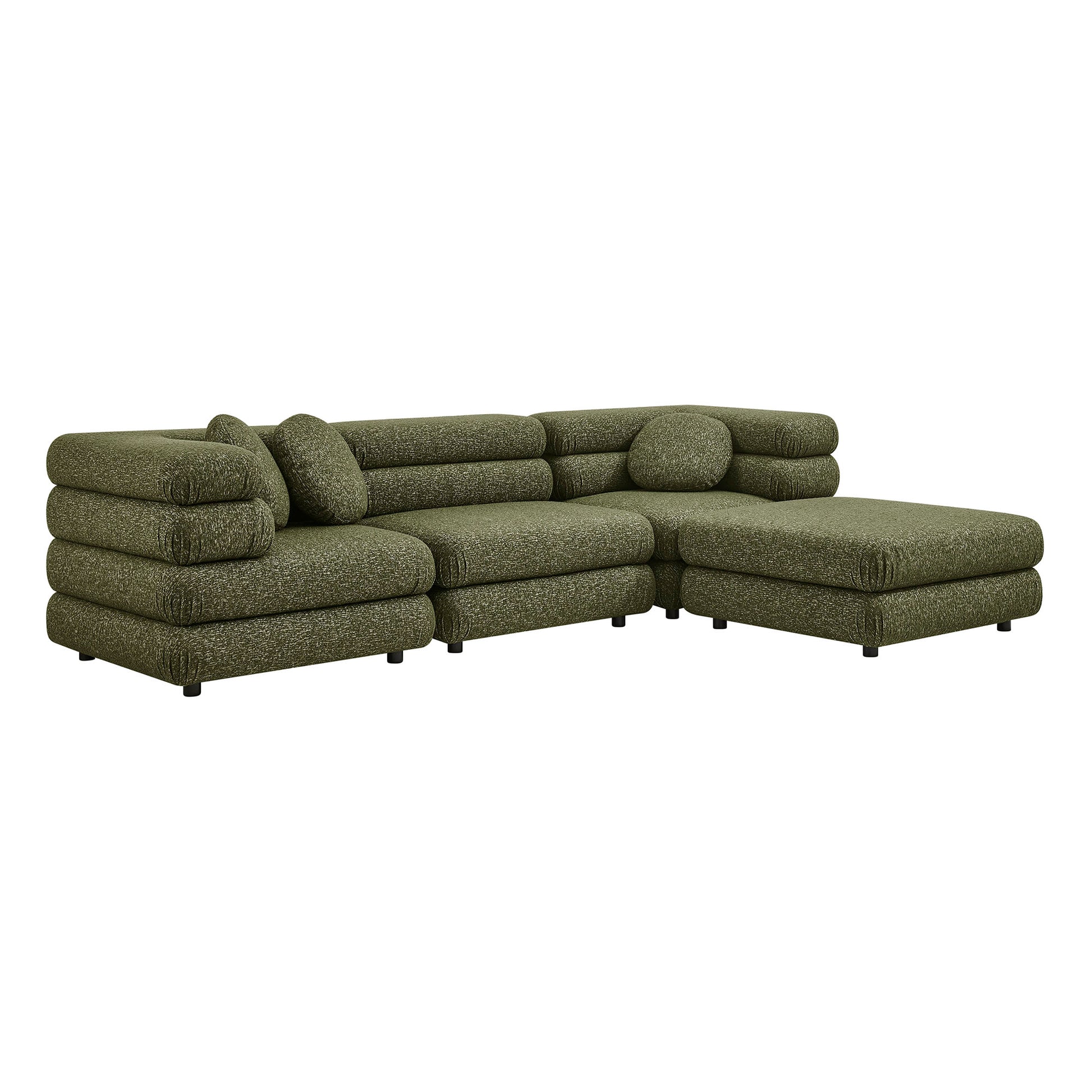 Jubilee 4-Piece Upholstered Modular Sofa Set by Modway