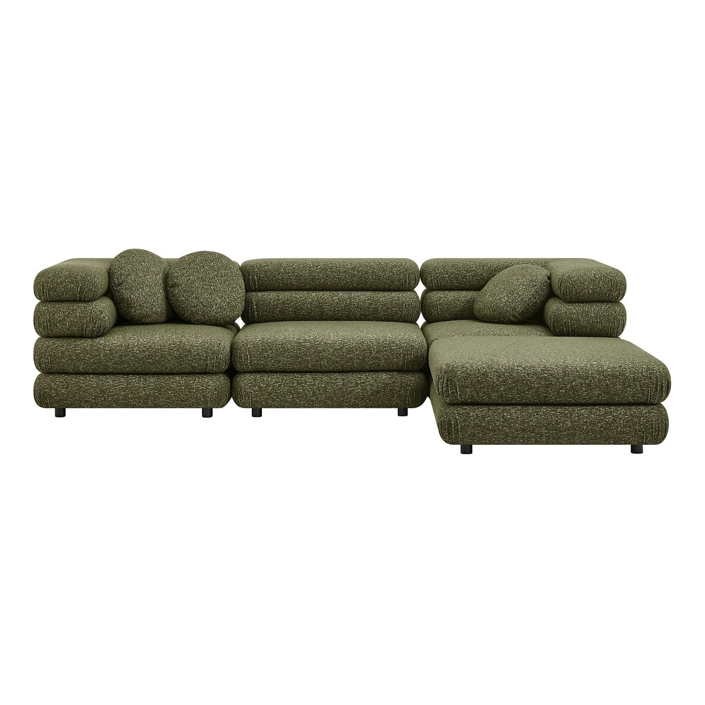 Jubilee 4-Piece Upholstered Modular Sofa Set by Modway
