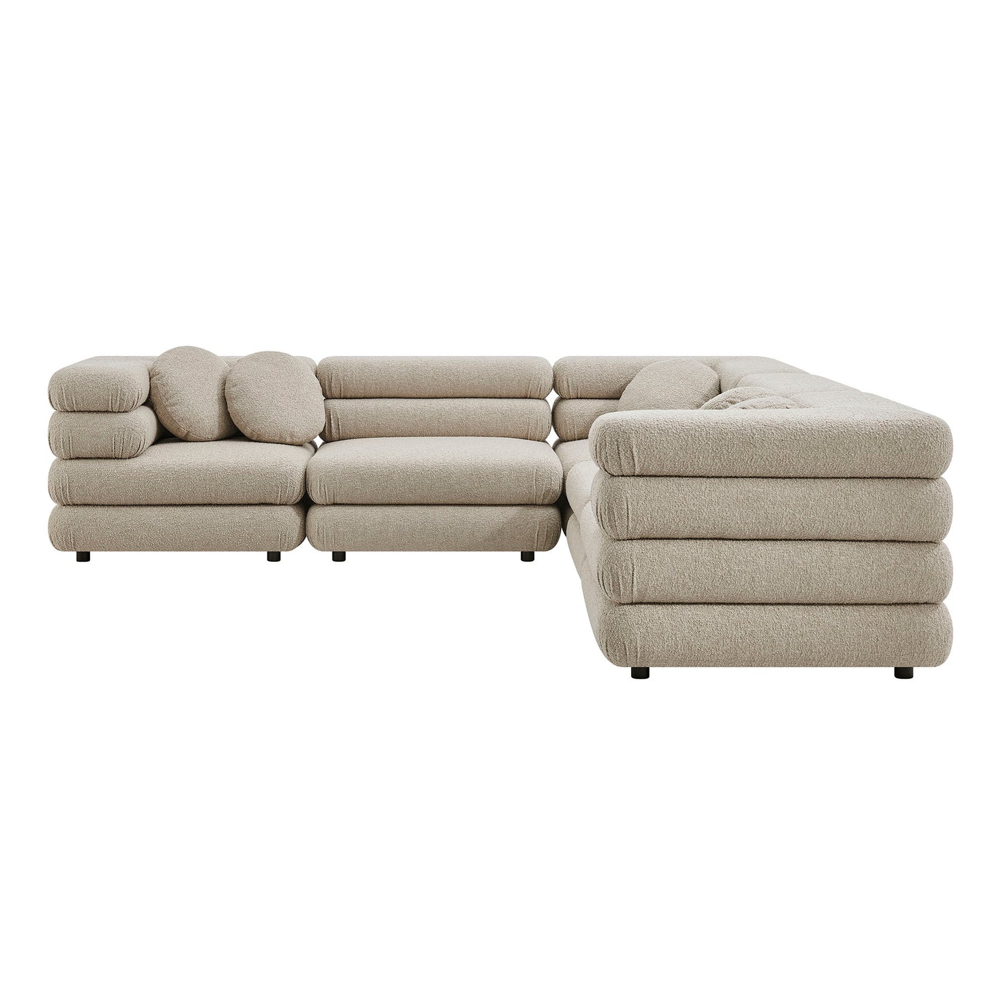 Jubilee 5-Piece Upholstered Modular L-Shaped Sofa Set by Modway