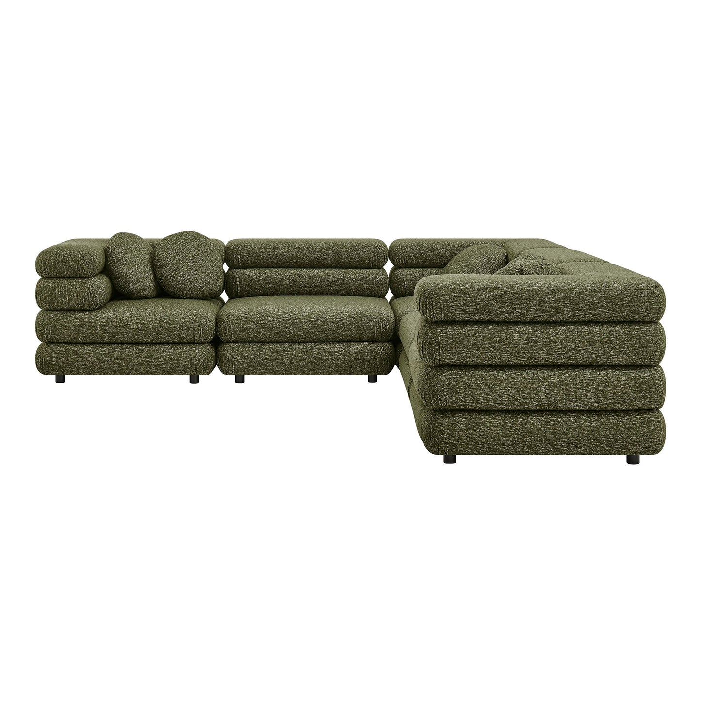 Jubilee 5-Piece Upholstered Modular L-Shaped Sofa Set by Modway