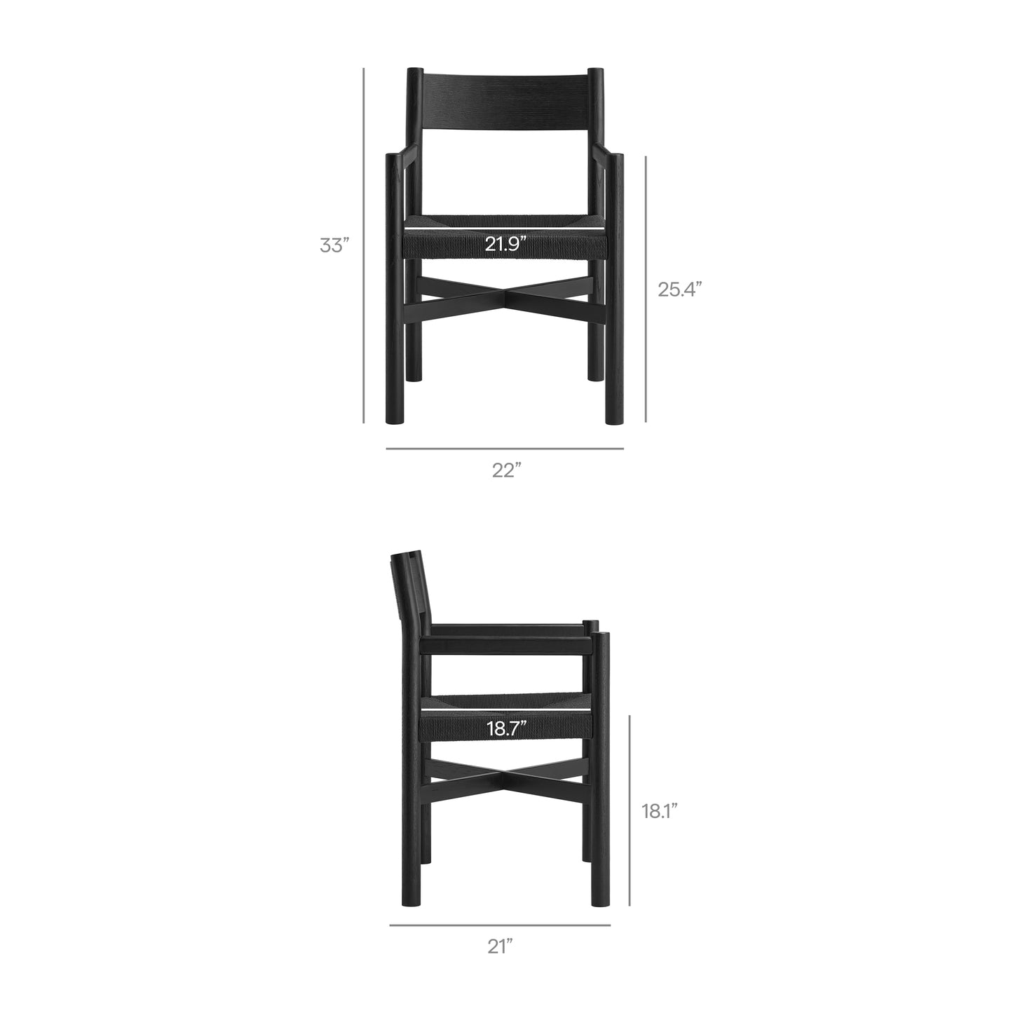 Alvia 6-Piece Oak Wood Dining Table and Seating Set by Modway