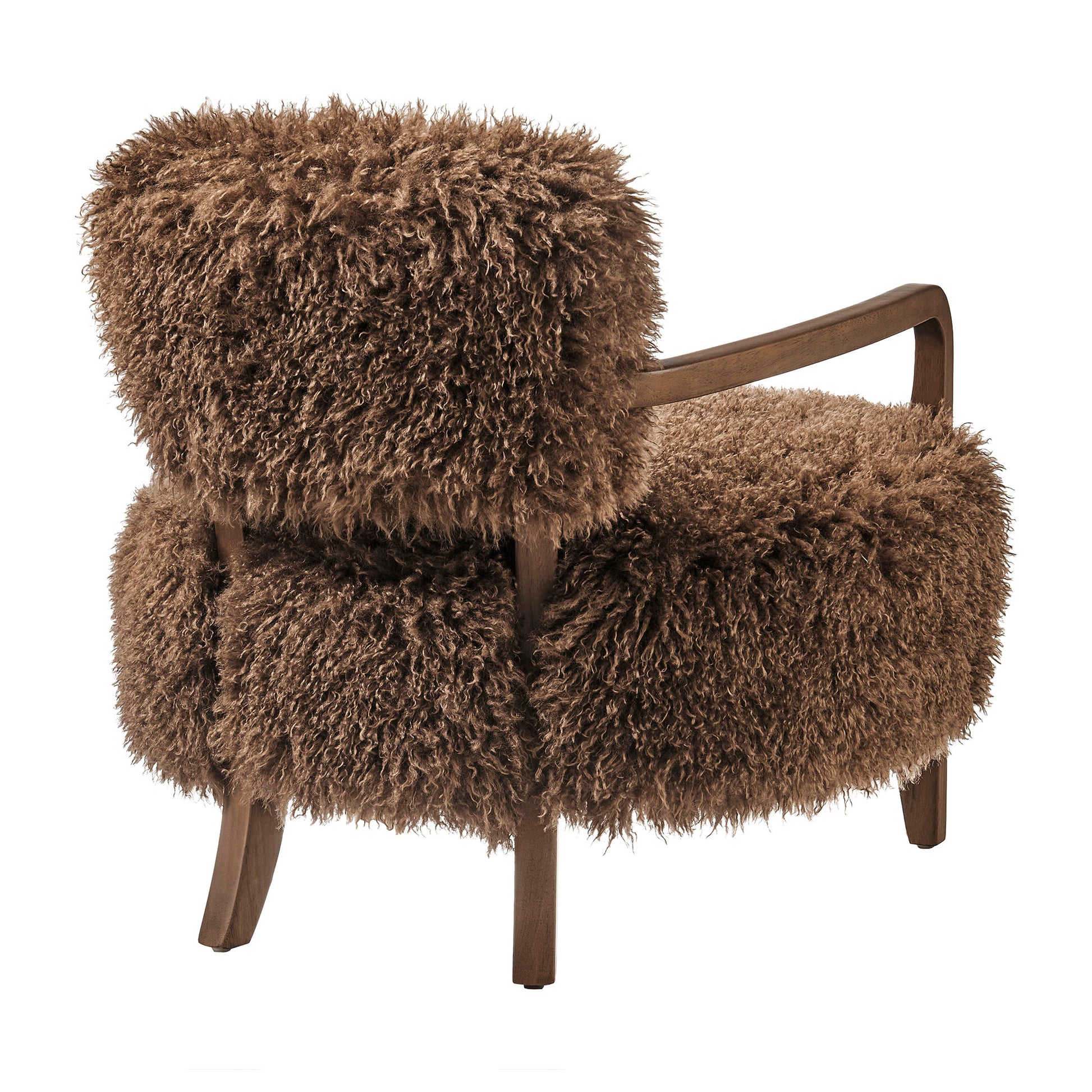 Zinnia Faux Fur Accent Chair by Modway