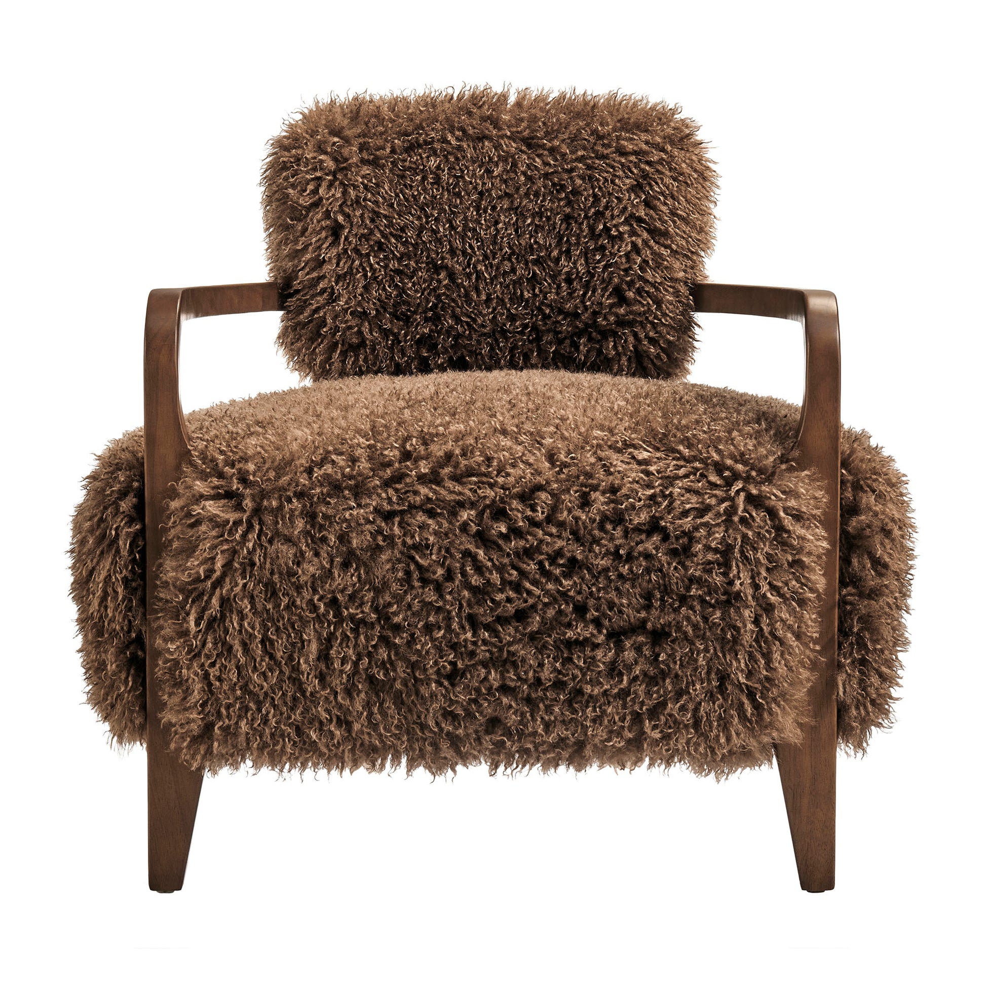 Zinnia Faux Fur Accent Chair by Modway