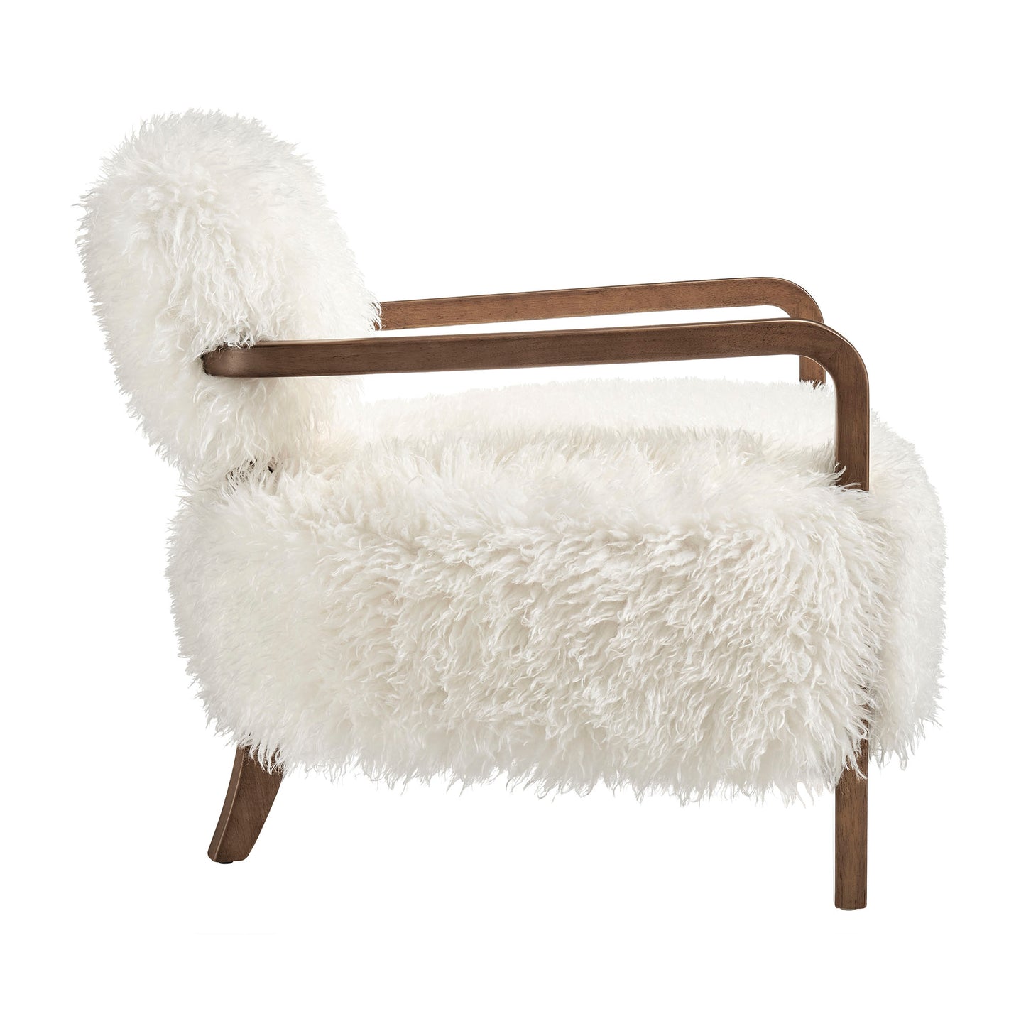 Zinnia Faux Fur Accent Chair by Modway