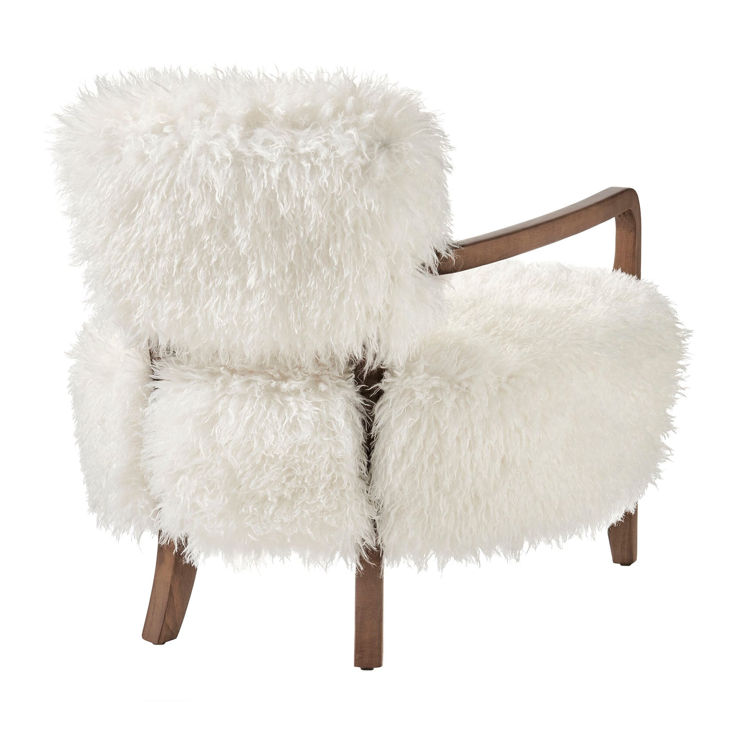 Zinnia Faux Fur Accent Chair by Modway